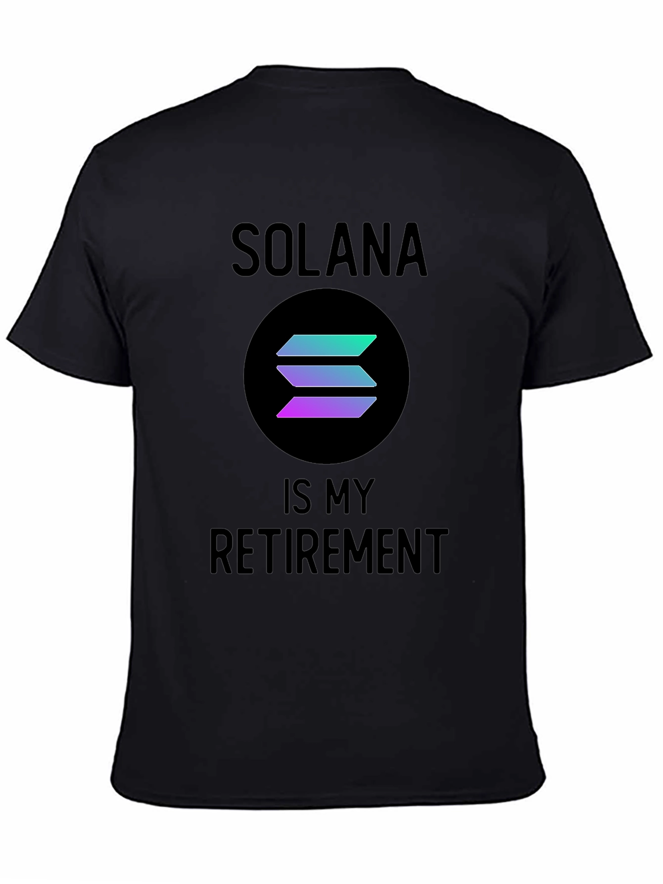 Solana Retirement T-Shirt - Crypto HODL