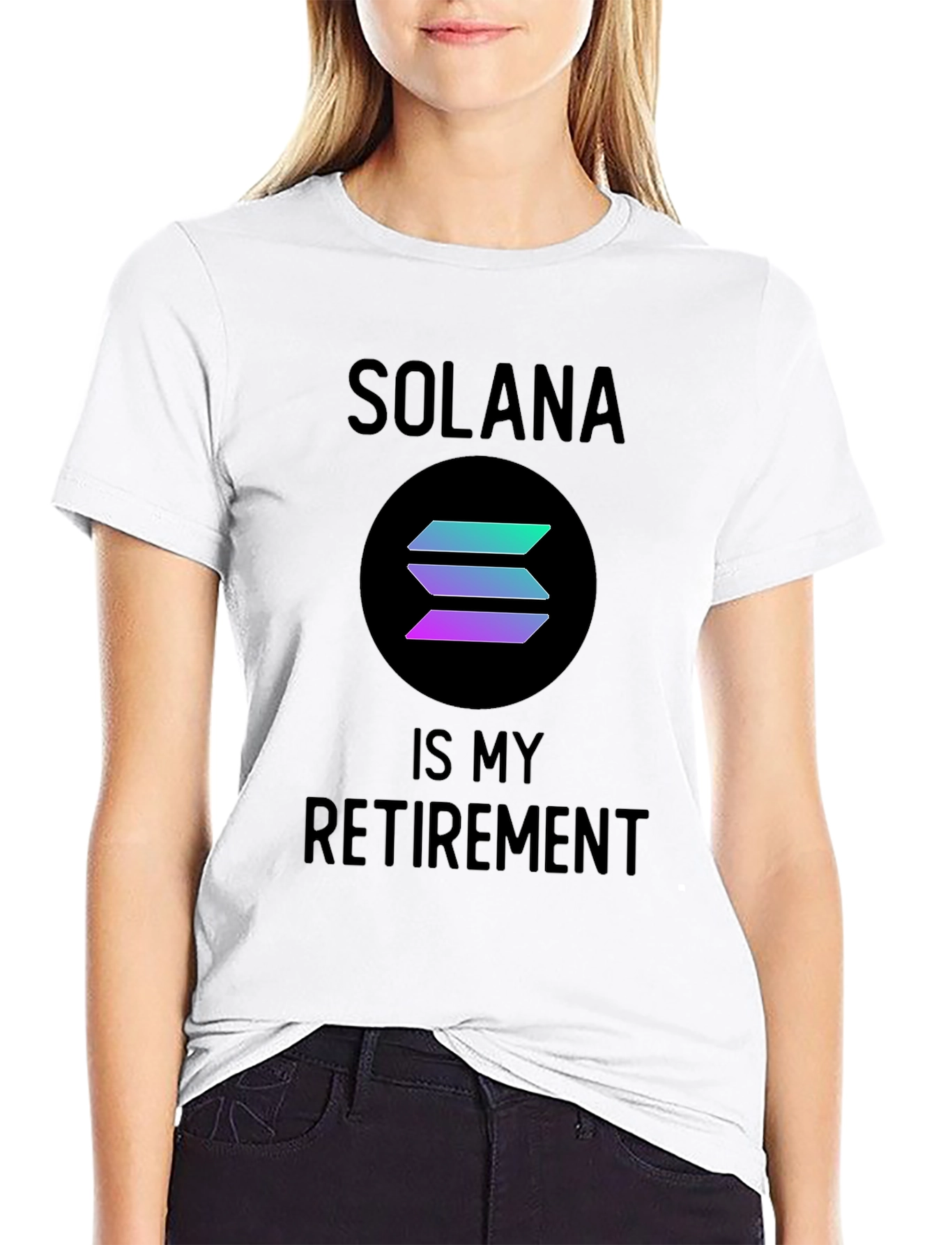 Solana Retirement T-Shirt - Crypto HODL