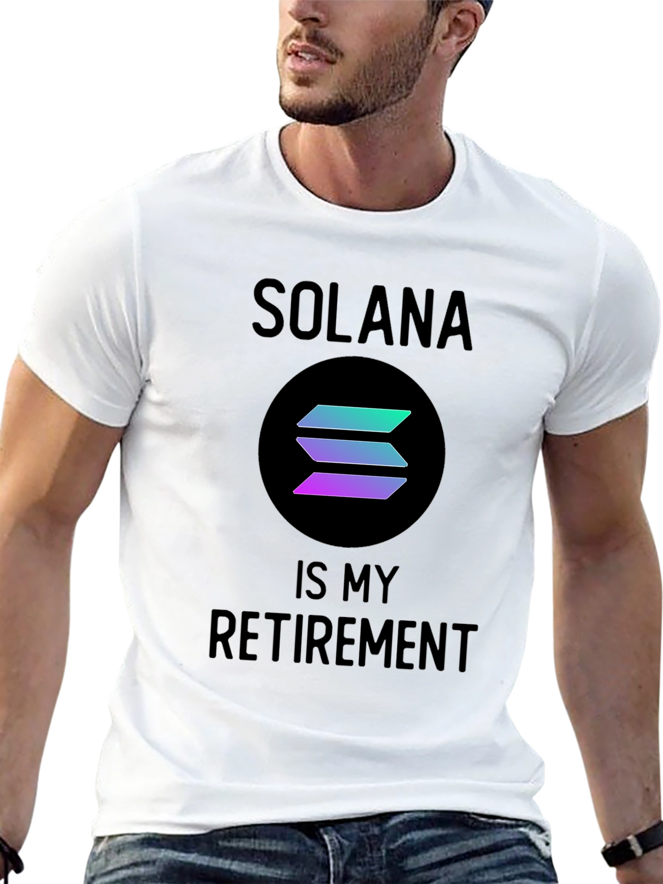 Solana Retirement T-Shirt - Crypto HODL