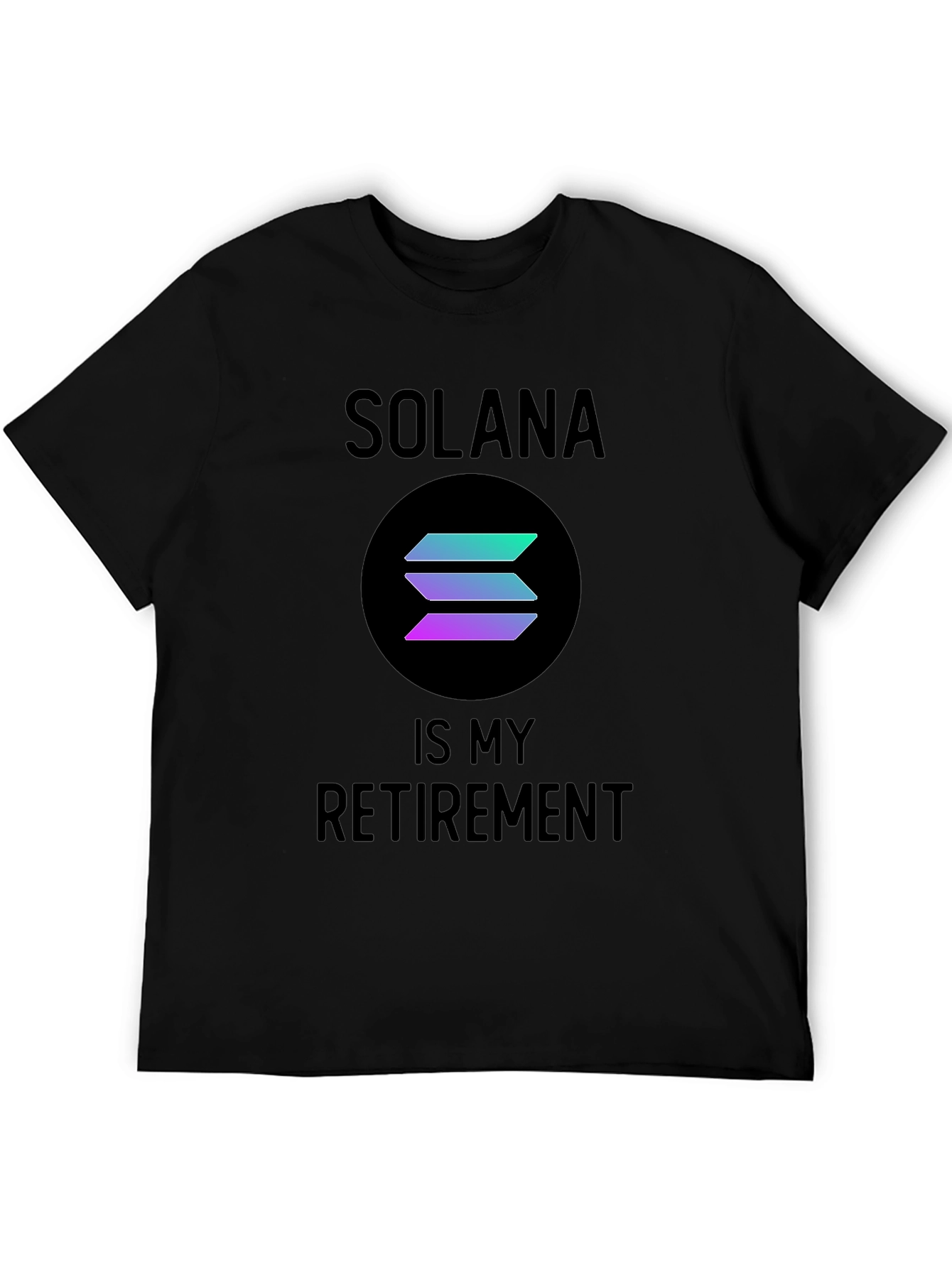 Solana Retirement T-Shirt - Crypto HODL