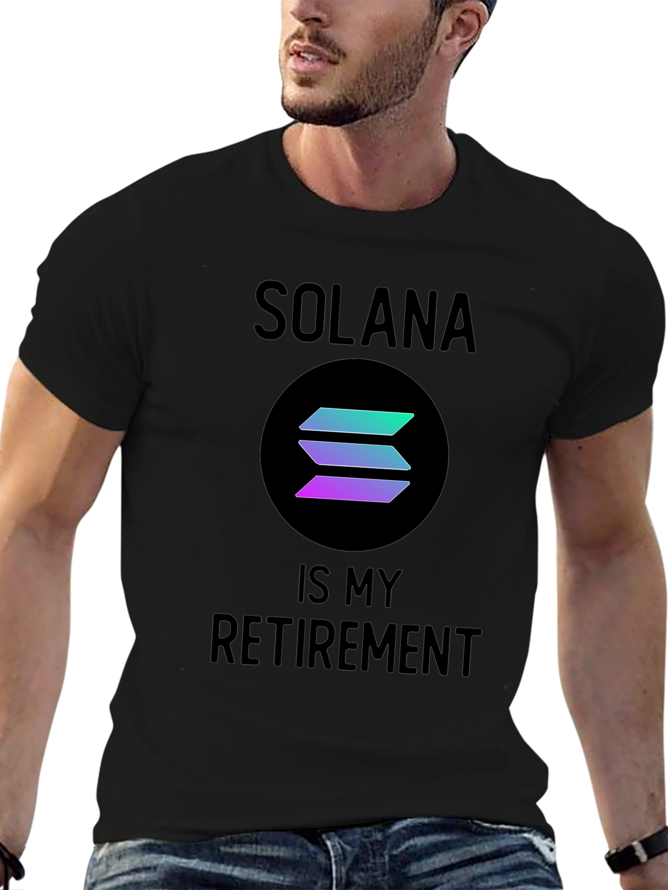 Solana Retirement T-Shirt - Crypto HODL