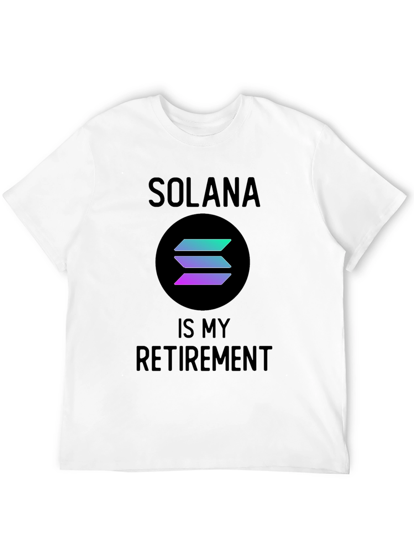 Solana Retirement T-Shirt - Crypto HODL