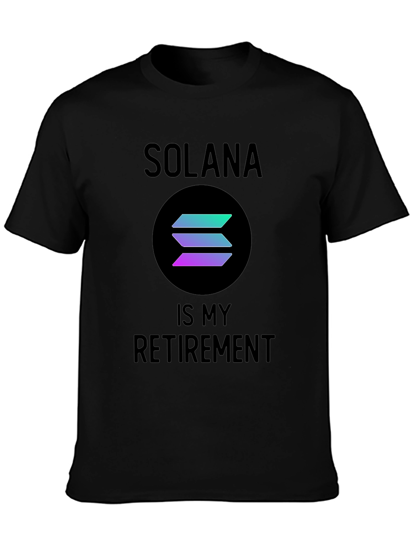 Solana Retirement T-Shirt - Crypto HODL