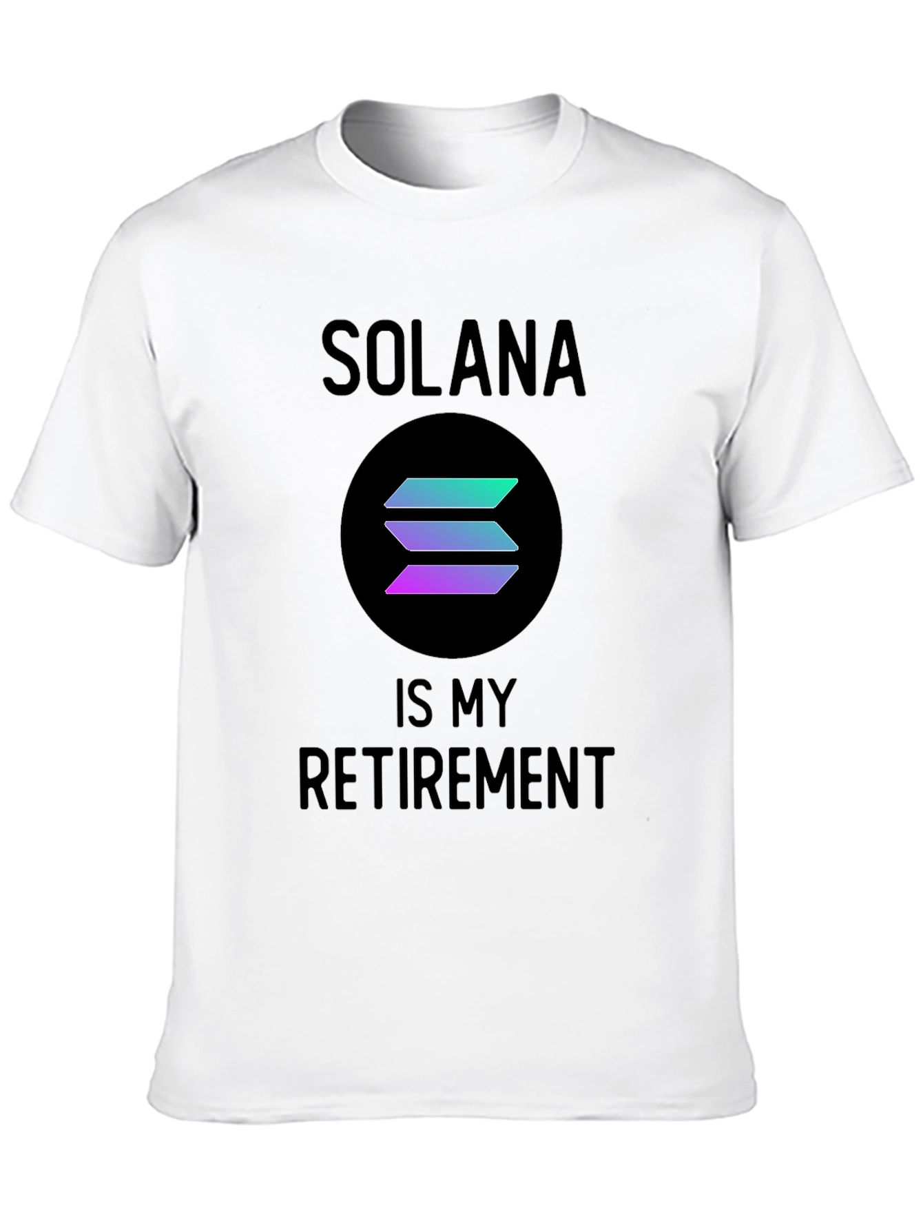 Solana Retirement T-Shirt - Crypto HODL