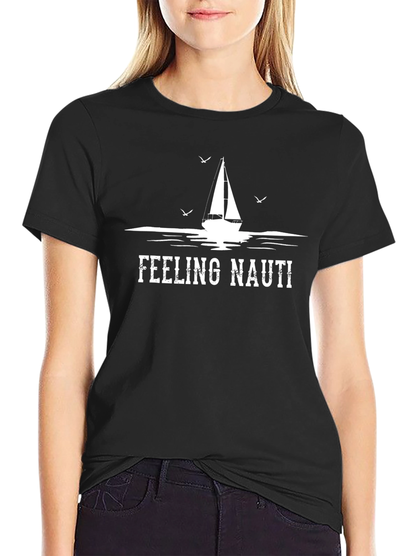 Feeling Nauti T-Shirt: Nautical Sailing Tee