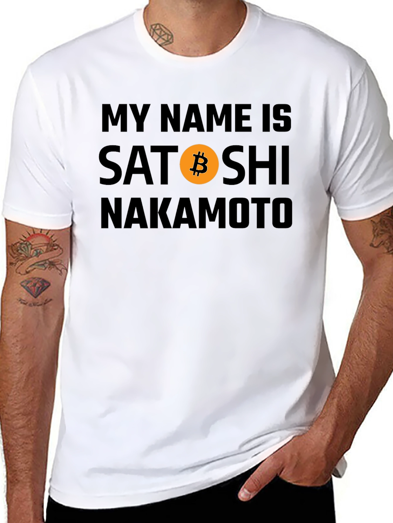 My Name Is Satoshi Nakamoto Bitcoin T-Shirt