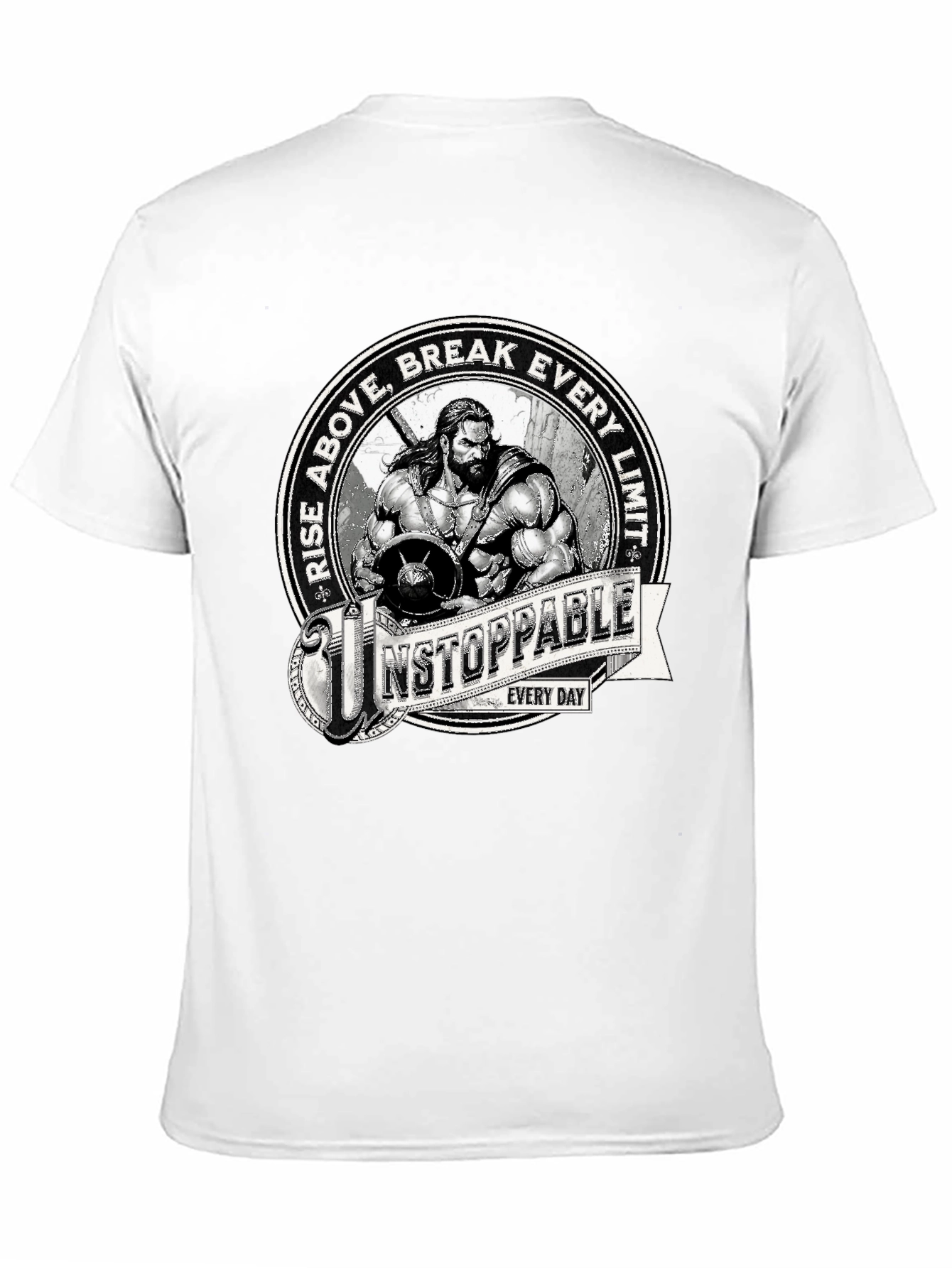Unstoppable Graphic Print Black T-Shirt