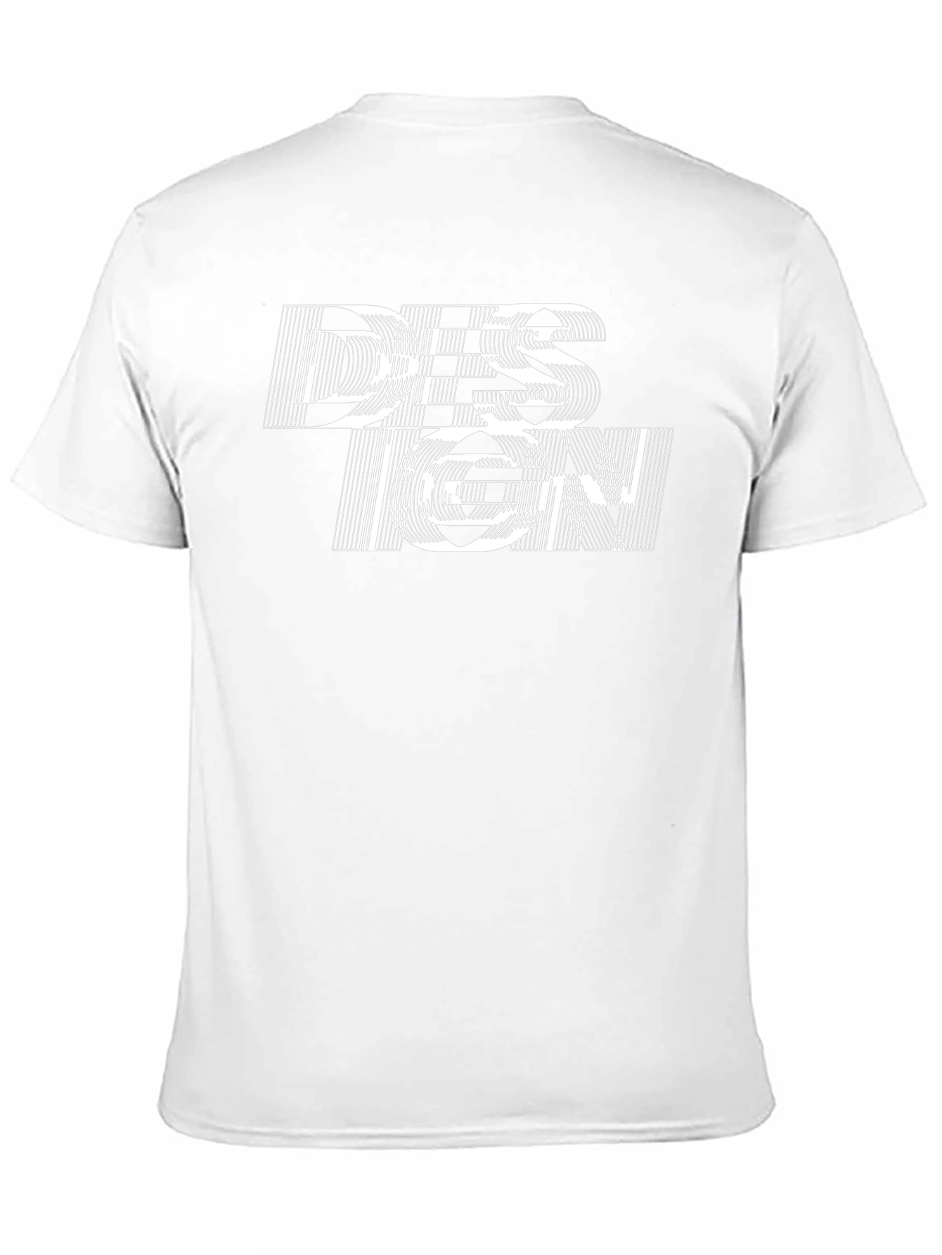 Abstract Design Graphic Black T-Shirt