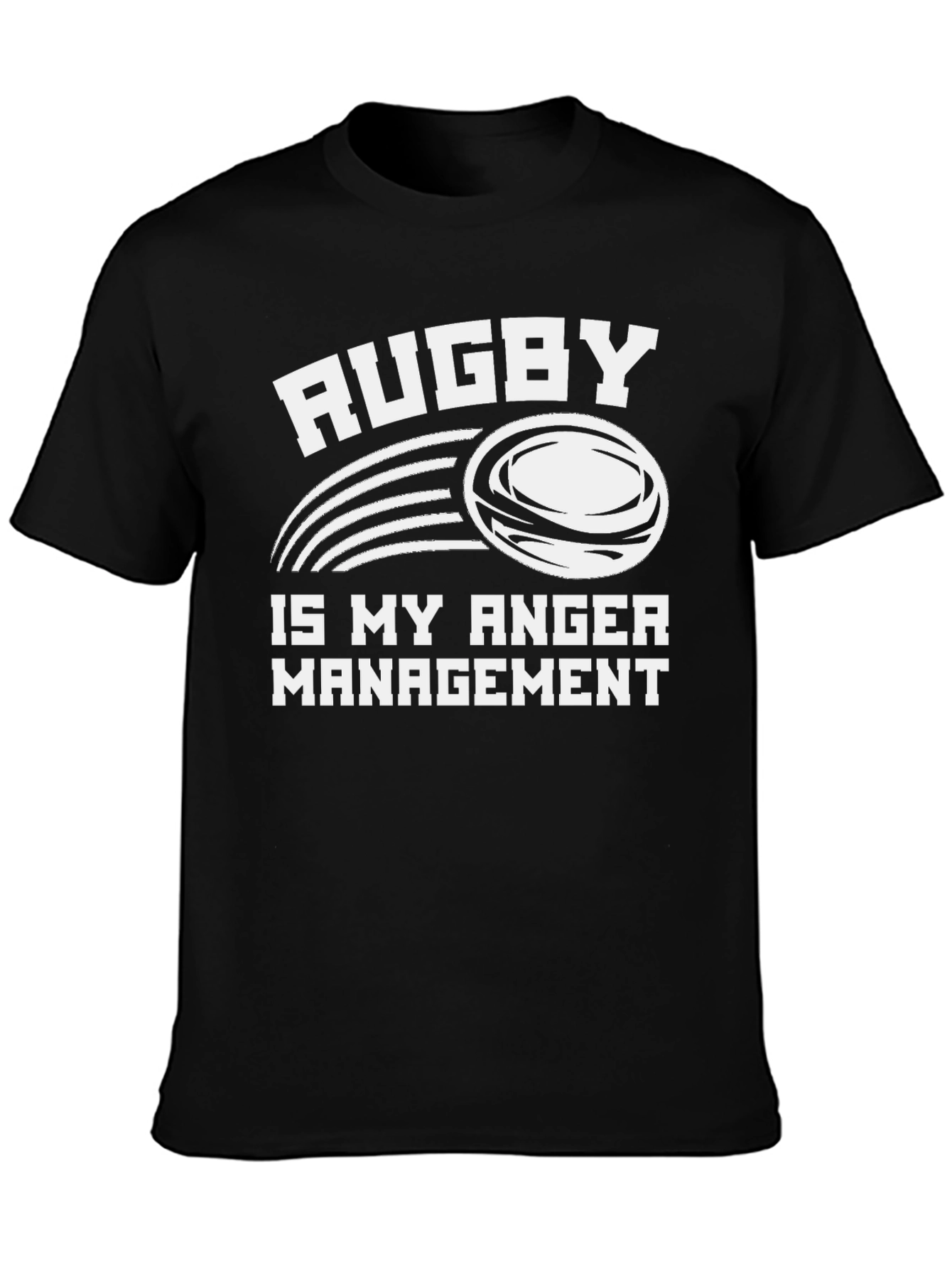 Rugby Anger Management Graphic Tee