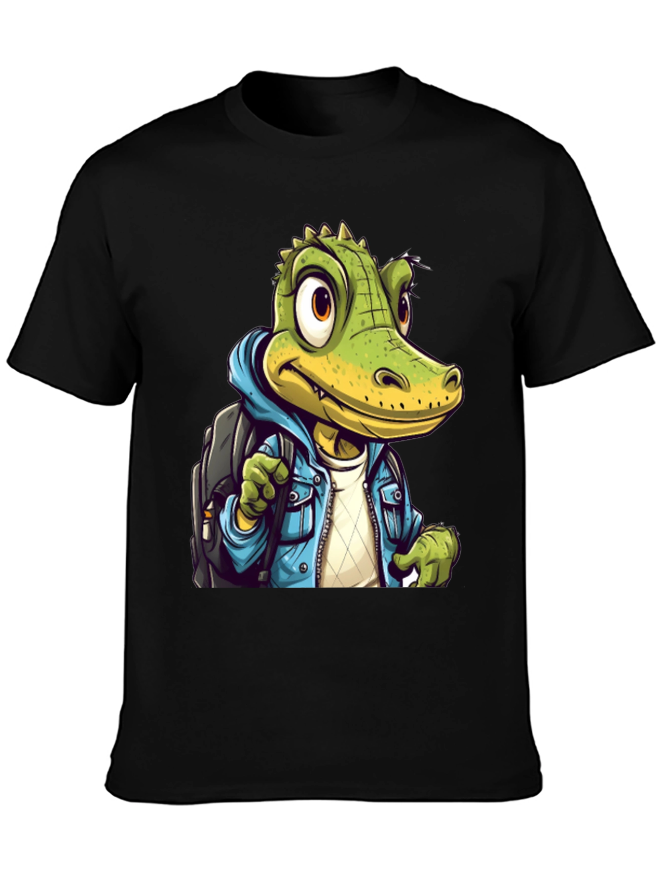 Cool Alligator Backpack T-Shirt