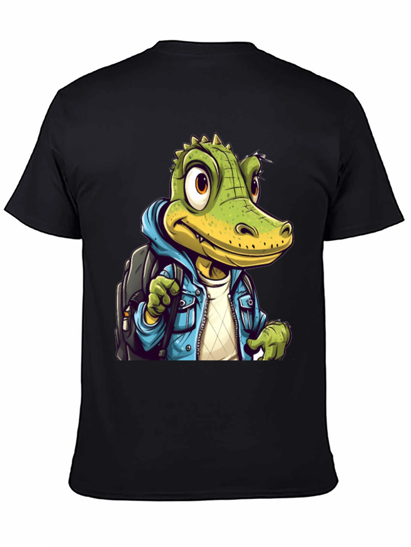 Cool Alligator Backpack T-Shirt