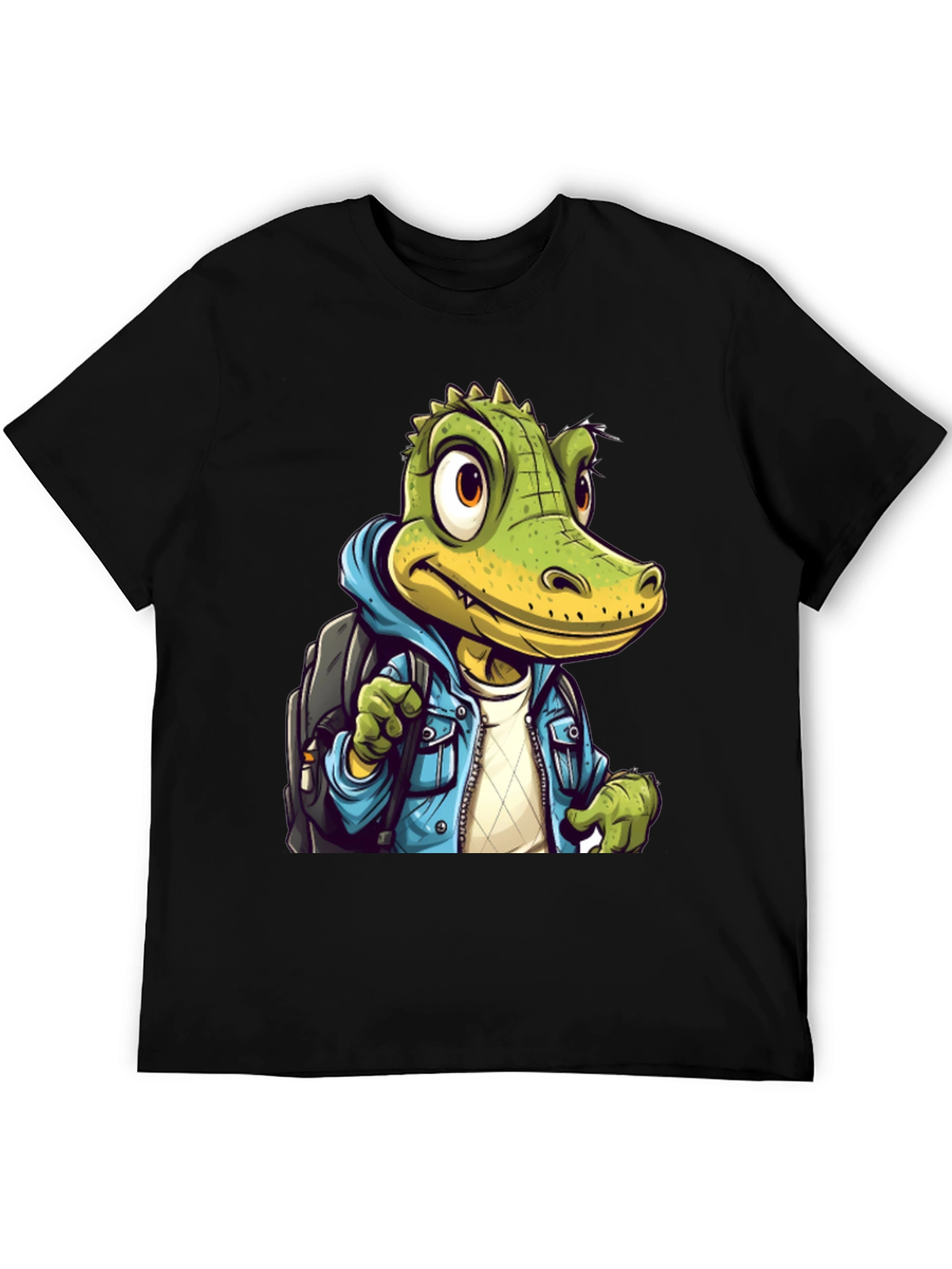 Cool Alligator Backpack T-Shirt