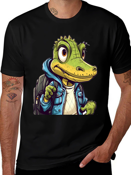 Cool Alligator Backpack T-Shirt
