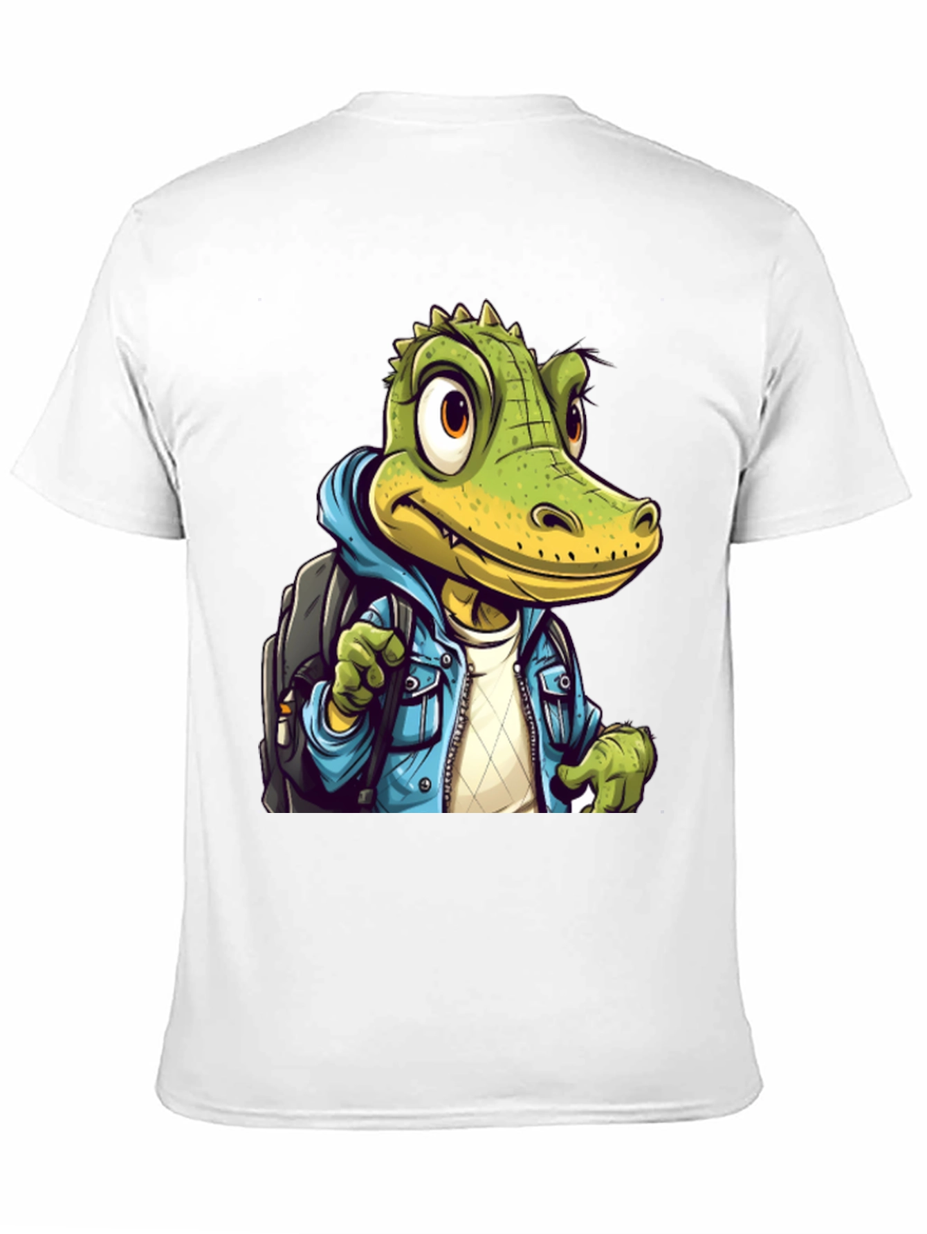 Cool Alligator Backpack T-Shirt