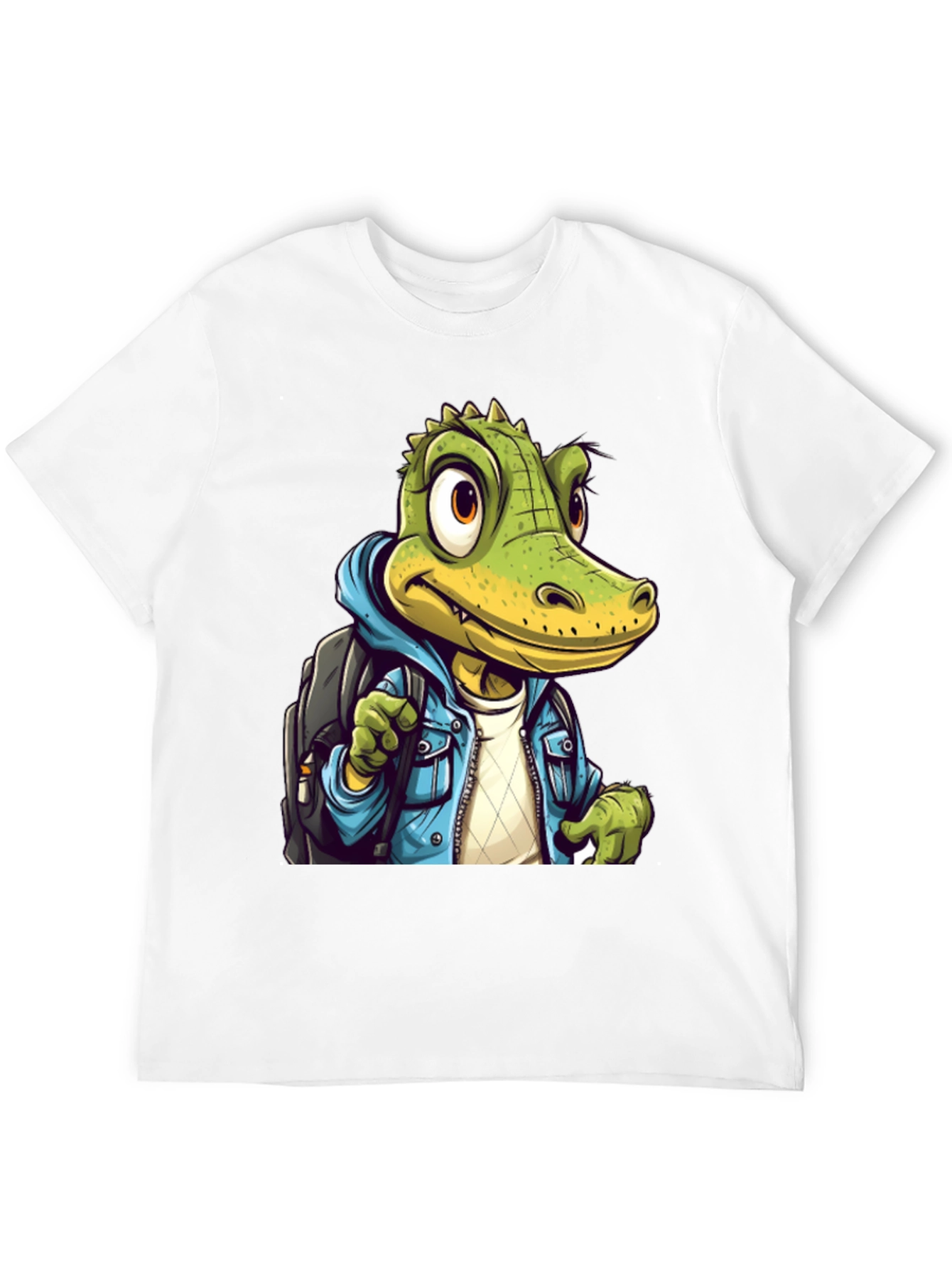 Cool Alligator Backpack T-Shirt