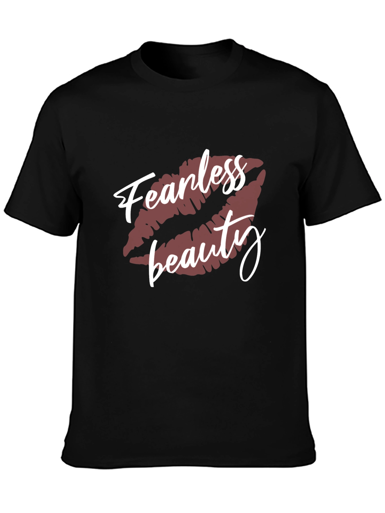 Fearless Beauty Graphic Tee - Stylish Unisex Cotton T-Shirt