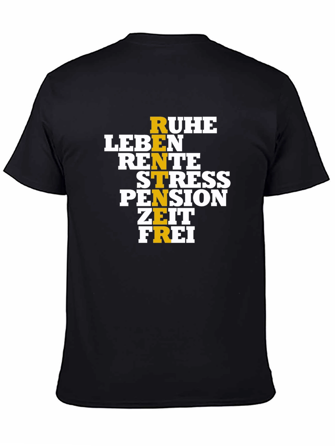 Retirement Goals T-Shirt: Ruhe Leben Zeit Frei