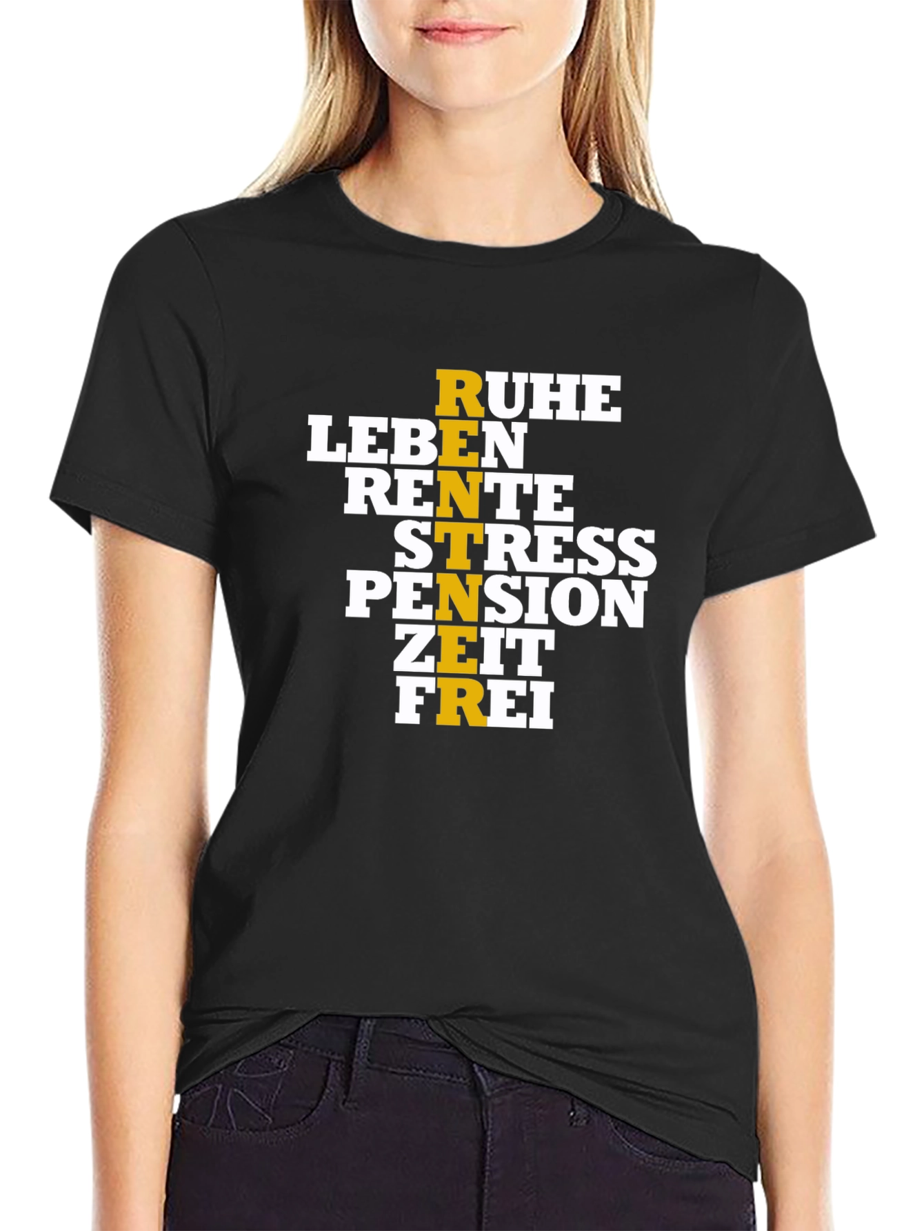 Retirement Goals T-Shirt: Ruhe Leben Zeit Frei