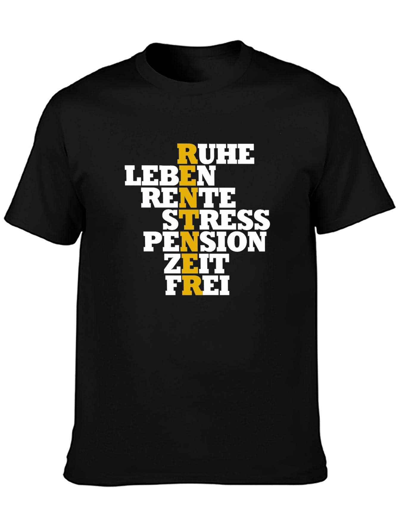 Retirement Goals T-Shirt: Ruhe Leben Zeit Frei