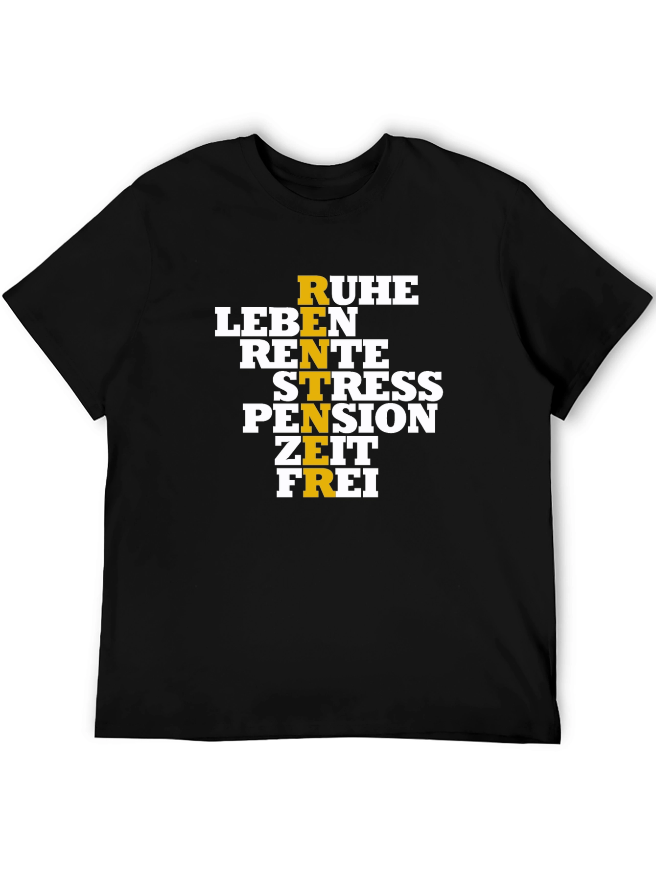 Retirement Goals T-Shirt: Ruhe Leben Zeit Frei