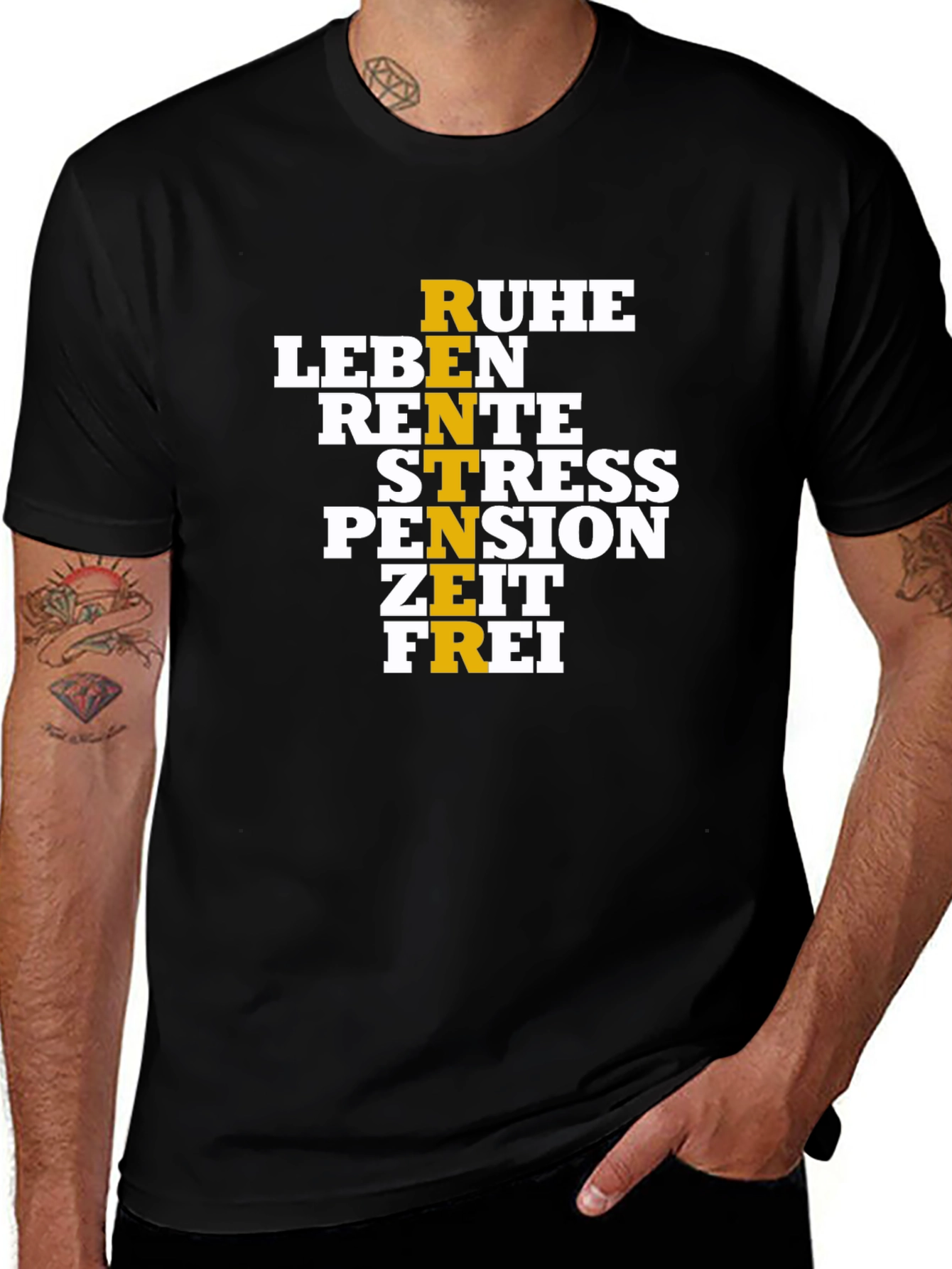 Retirement Goals T-Shirt: Ruhe Leben Zeit Frei