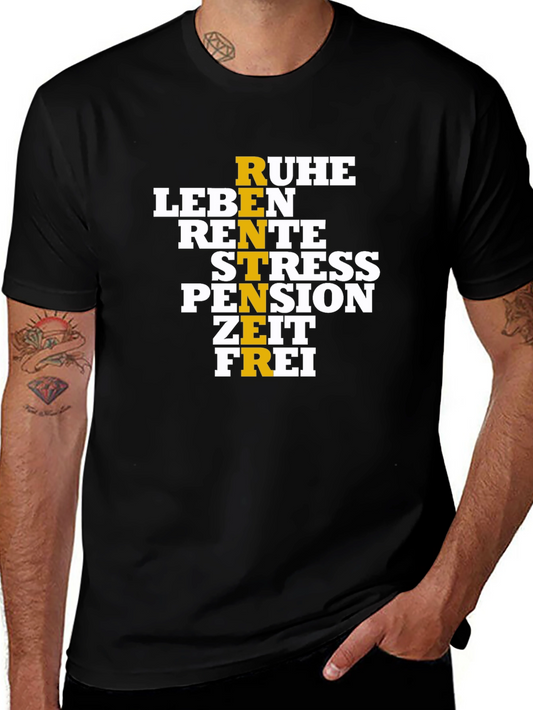 Retirement Goals T-Shirt: Ruhe Leben Zeit Frei