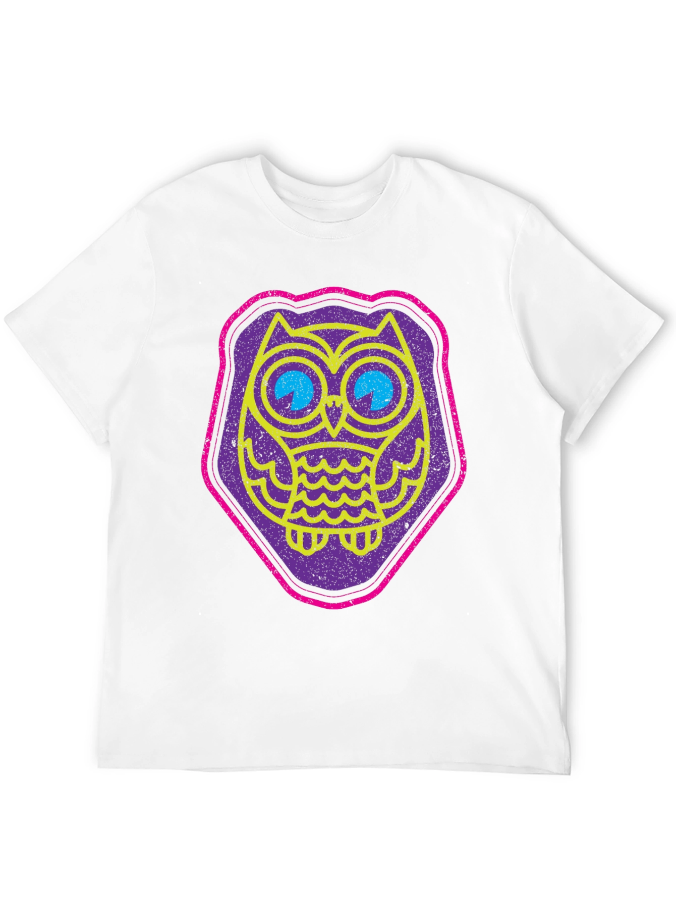 Retro Owl Graphic Tee - Cool Novelty T-Shirt