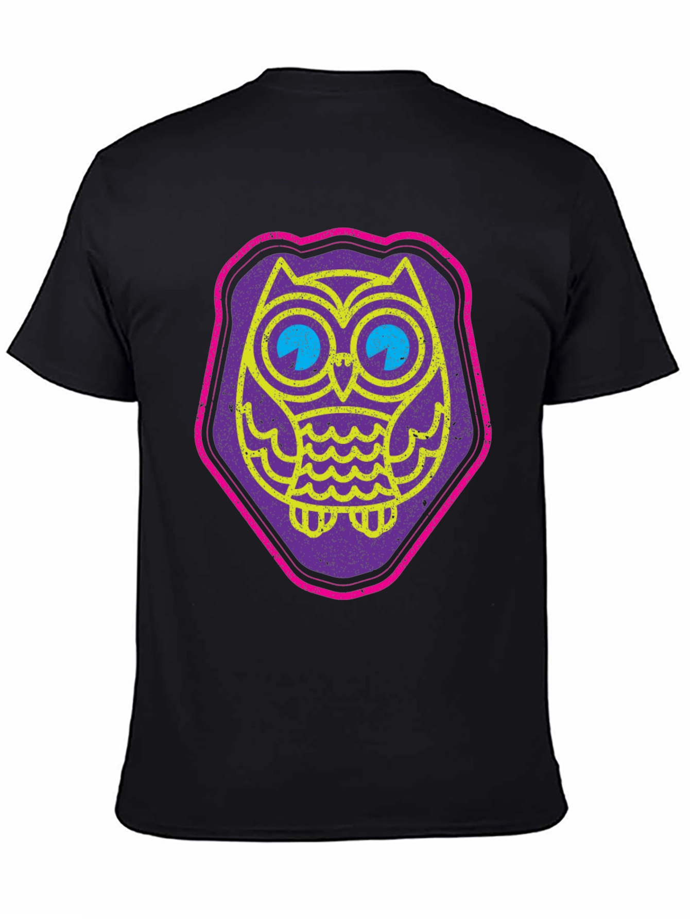 Retro Owl Graphic Tee - Cool Novelty T-Shirt