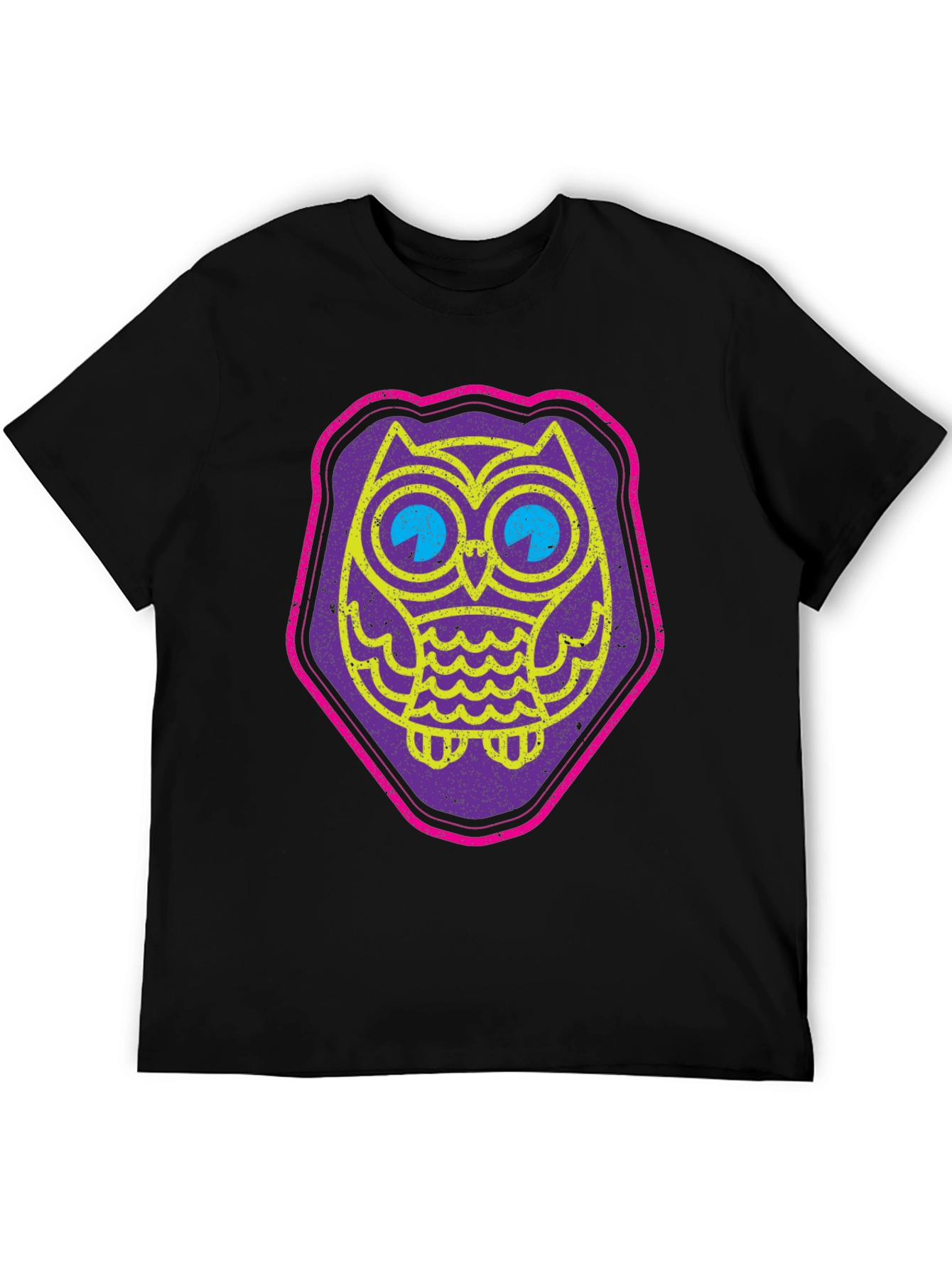 Retro Owl Graphic Tee - Cool Novelty T-Shirt