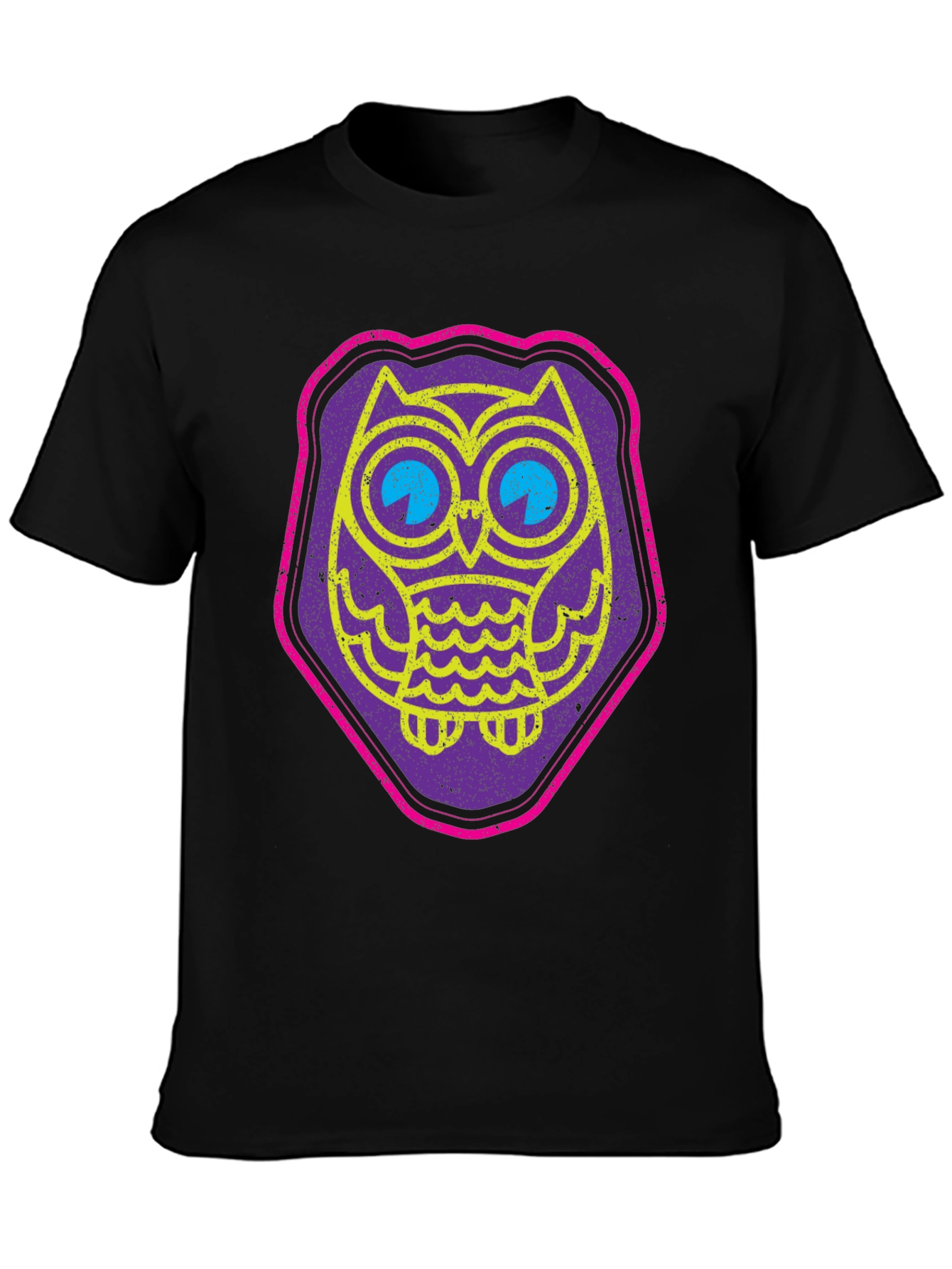 Retro Owl Graphic Tee - Cool Novelty T-Shirt