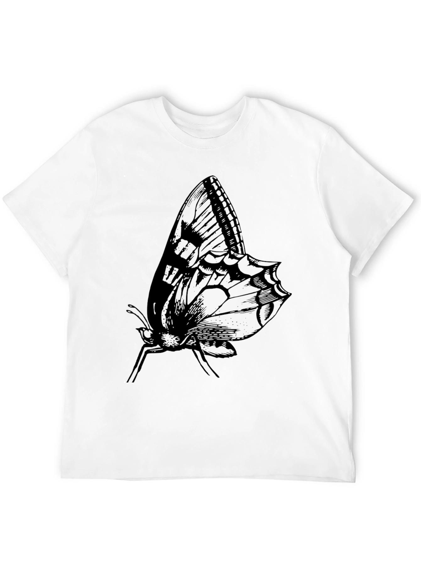 Butterfly Graphic Black T-Shirt