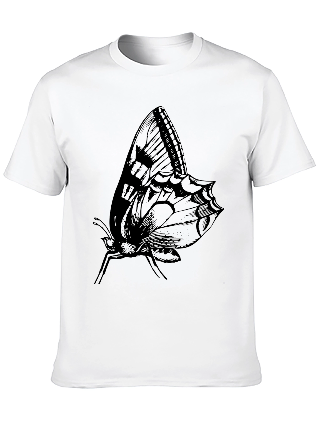 Butterfly Graphic Black T-Shirt