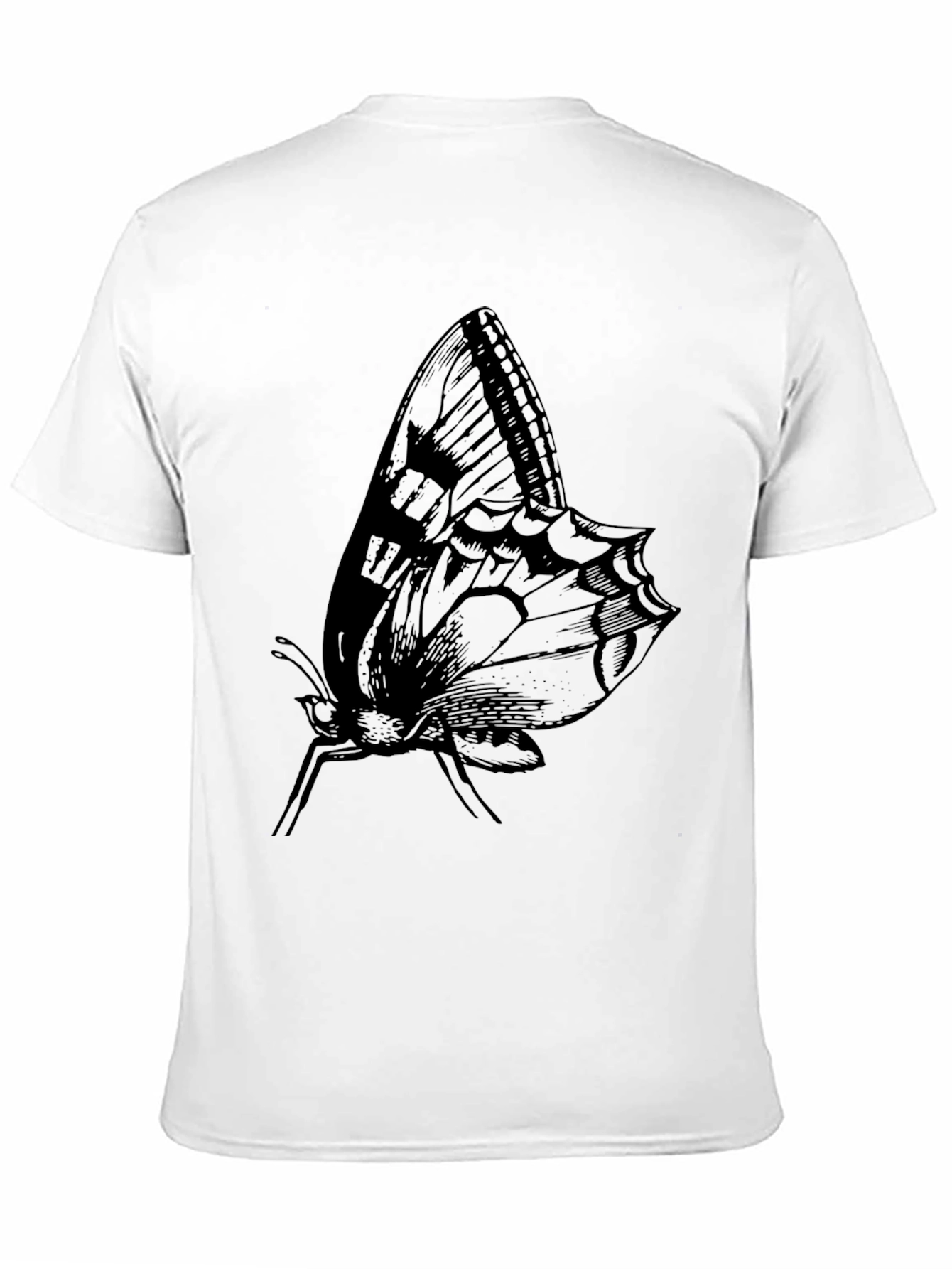 Butterfly Graphic Black T-Shirt