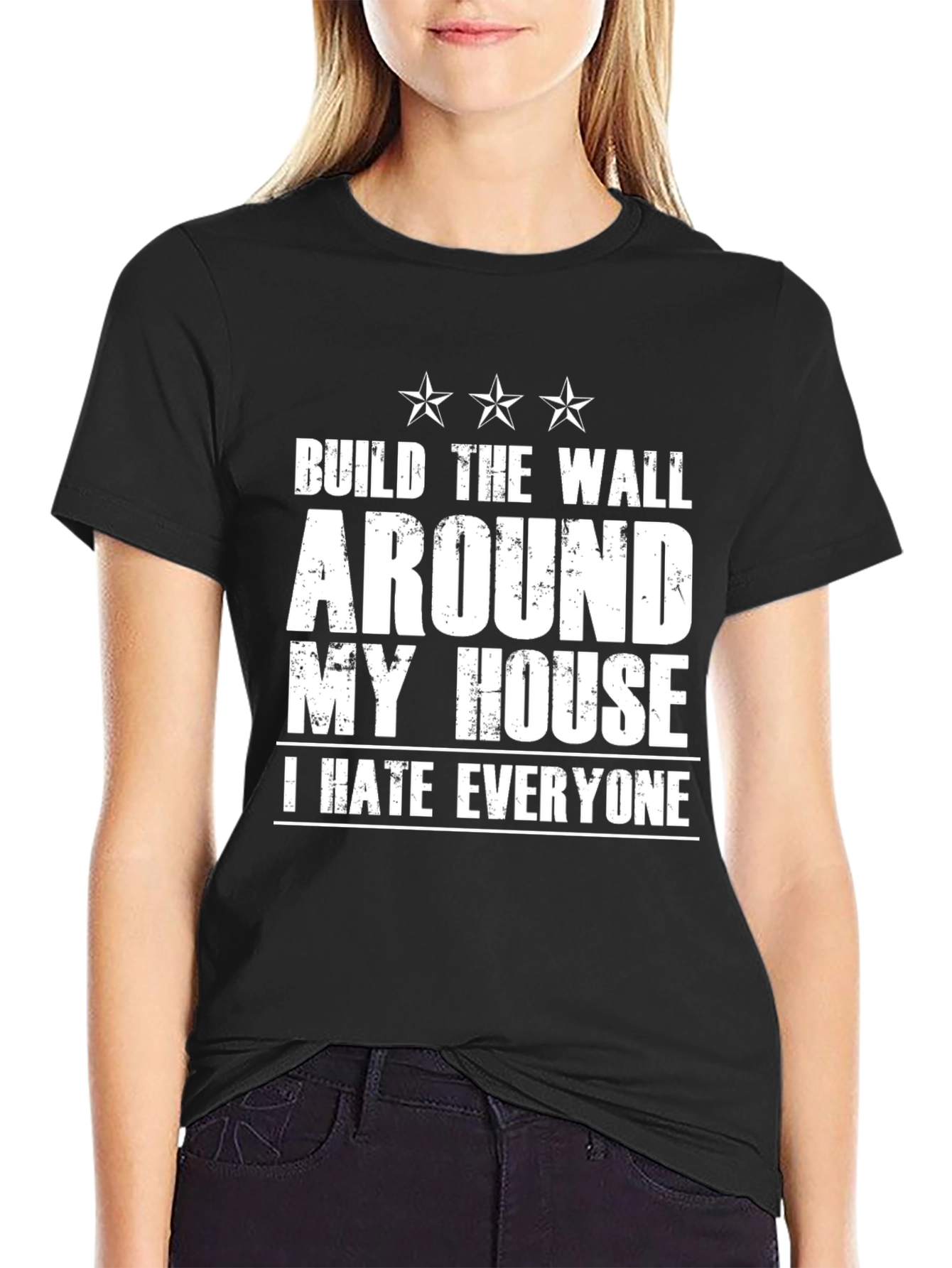 Build The Wall Around My House Graphic Tee