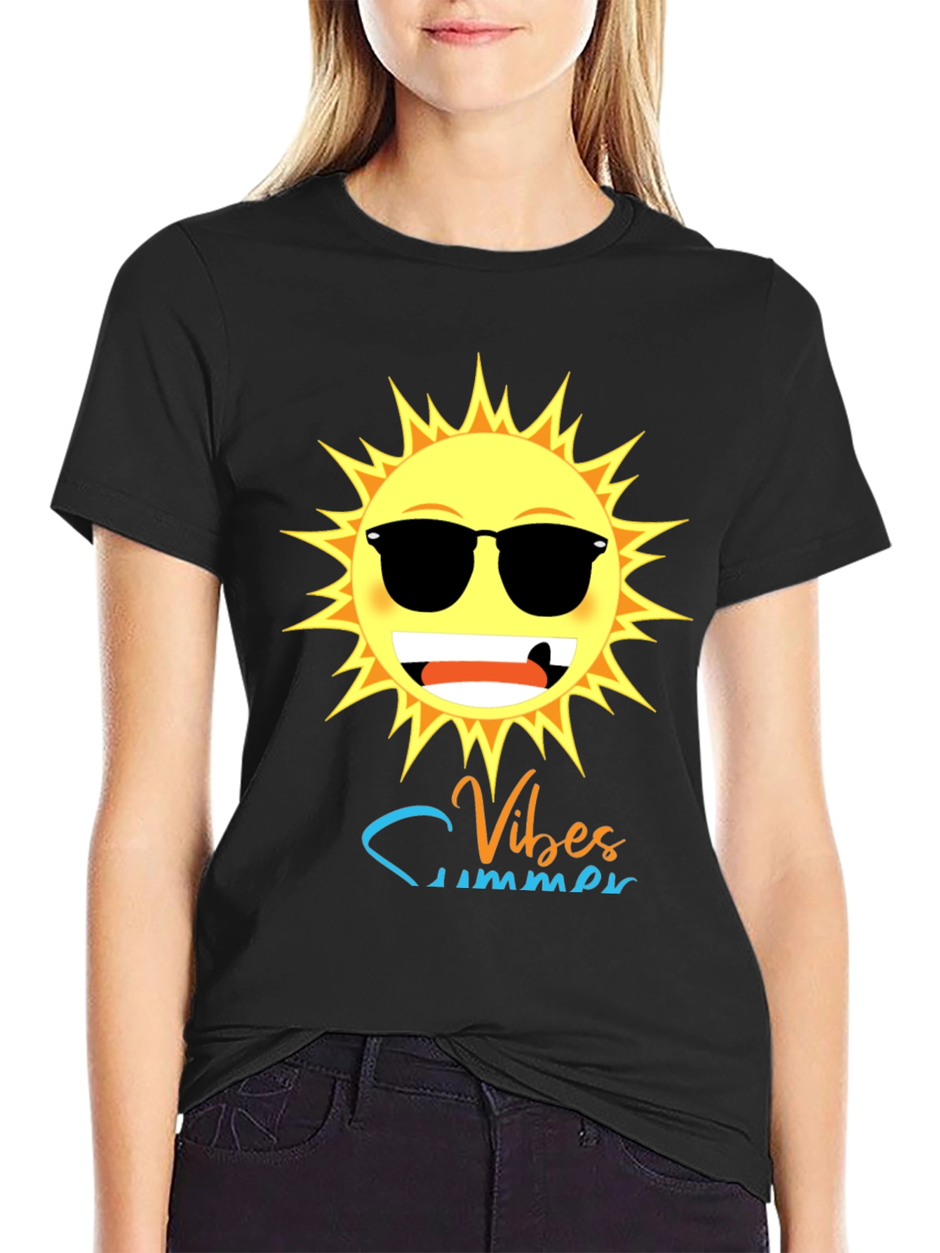 Summer Vibes T-Shirt - Sun Graphic Tee