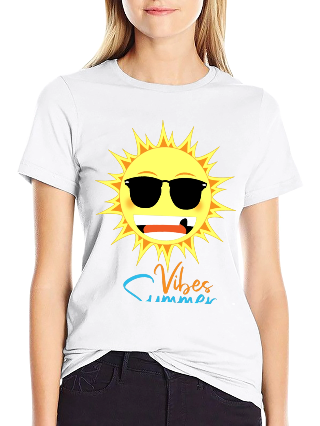 Summer Vibes T-Shirt - Sun Graphic Tee