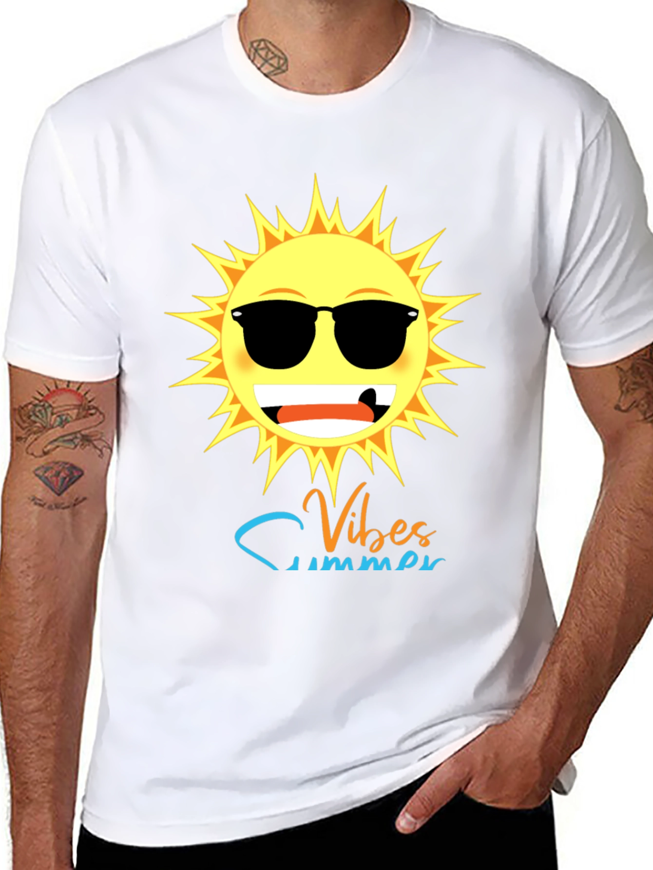 Summer Vibes T-Shirt - Sun Graphic Tee