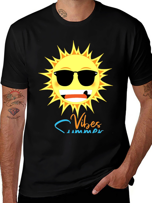 Summer Vibes T-Shirt - Sun Graphic Tee