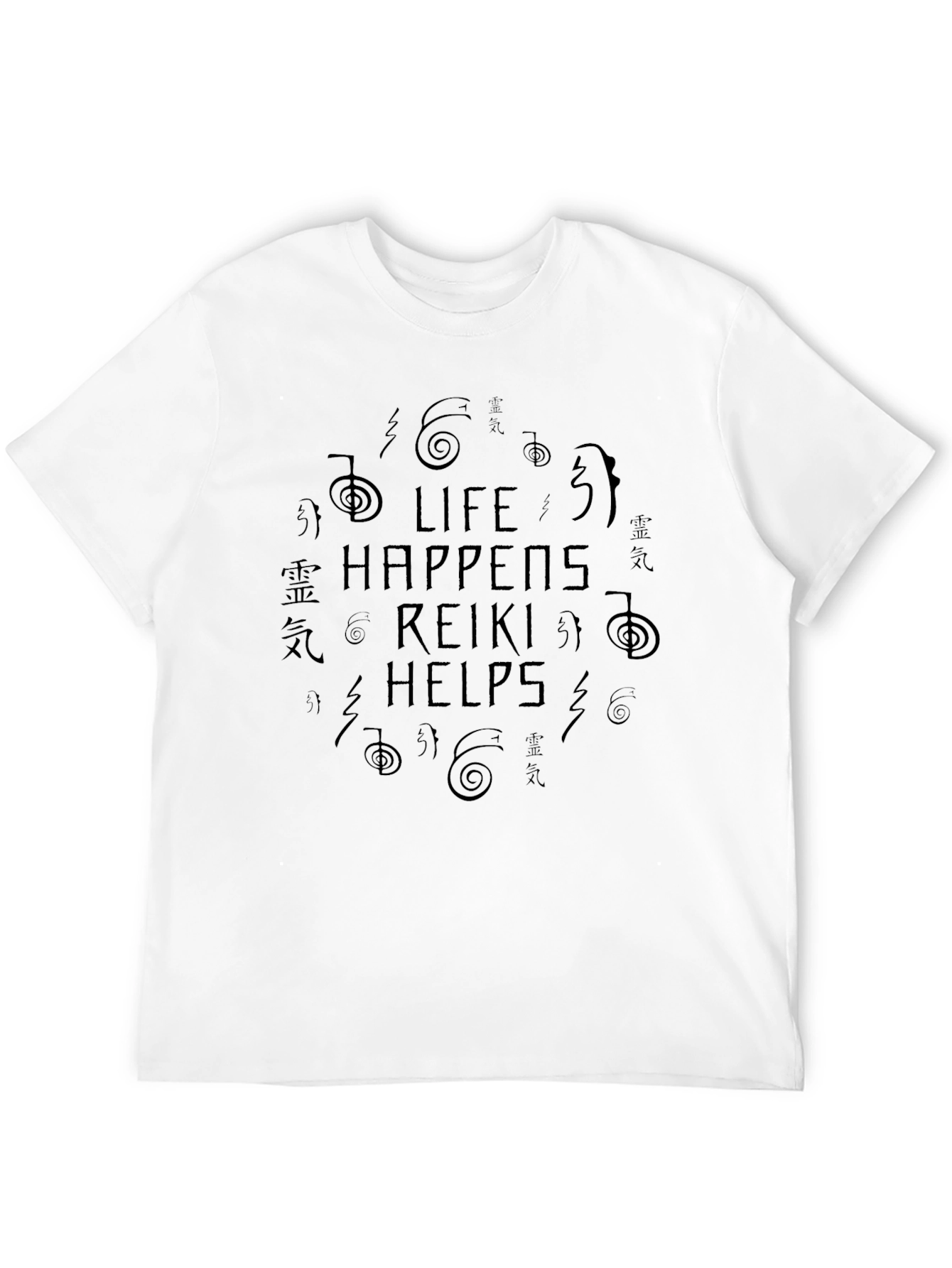 Reiki Life Happens Helps T-Shirt