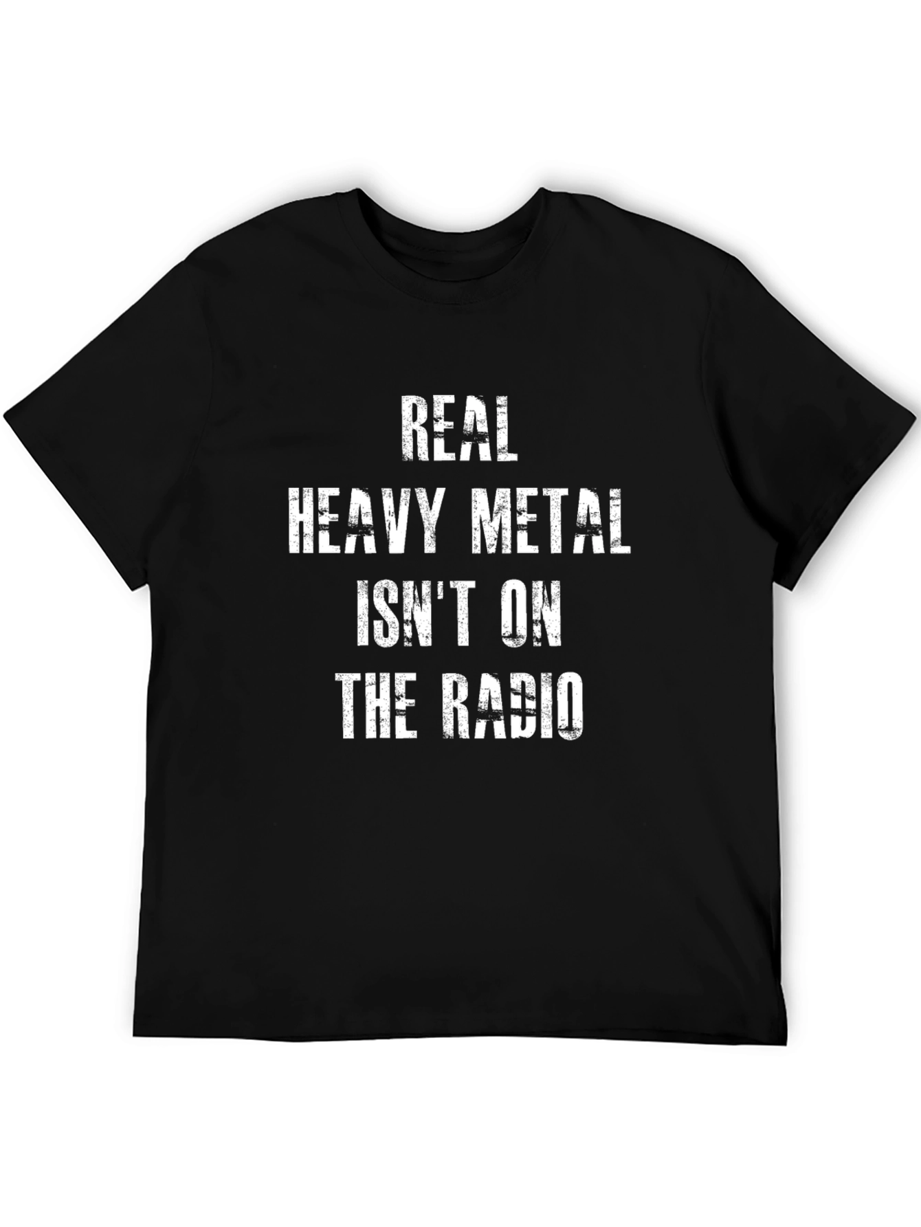Real Heavy Metal T-Shirt - Black Cotton Tee