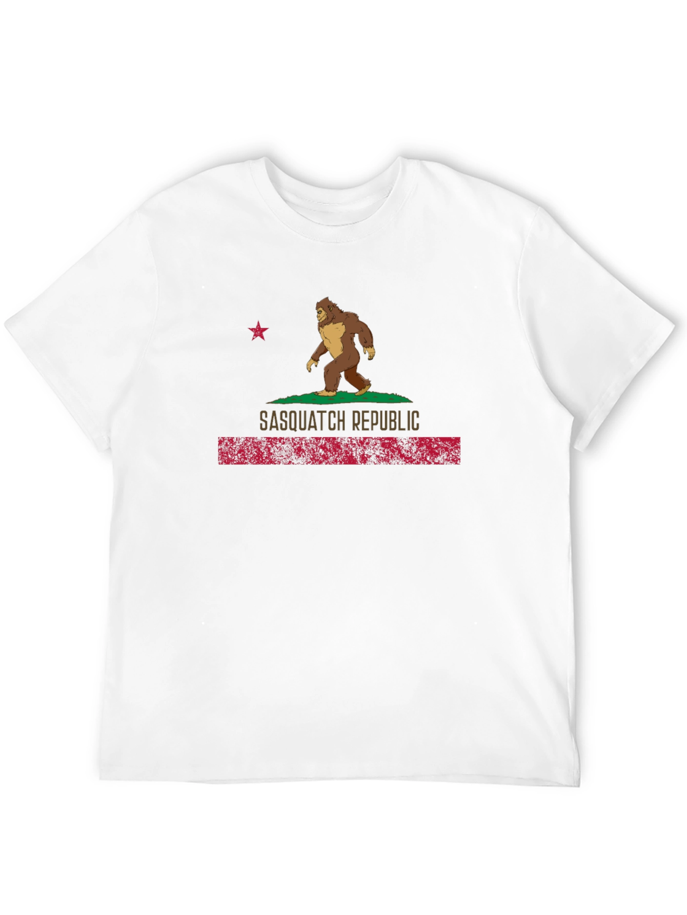 Sasquatch Republic Graphic Tee - Black Crew Neck T-Shirt