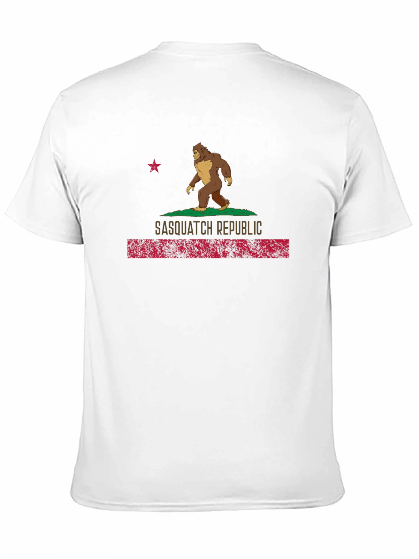 Sasquatch Republic Graphic Tee - Black Crew Neck T-Shirt