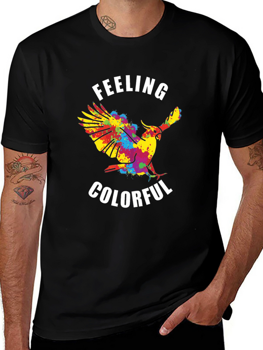 Feeling Colorful Parrot T-Shirt