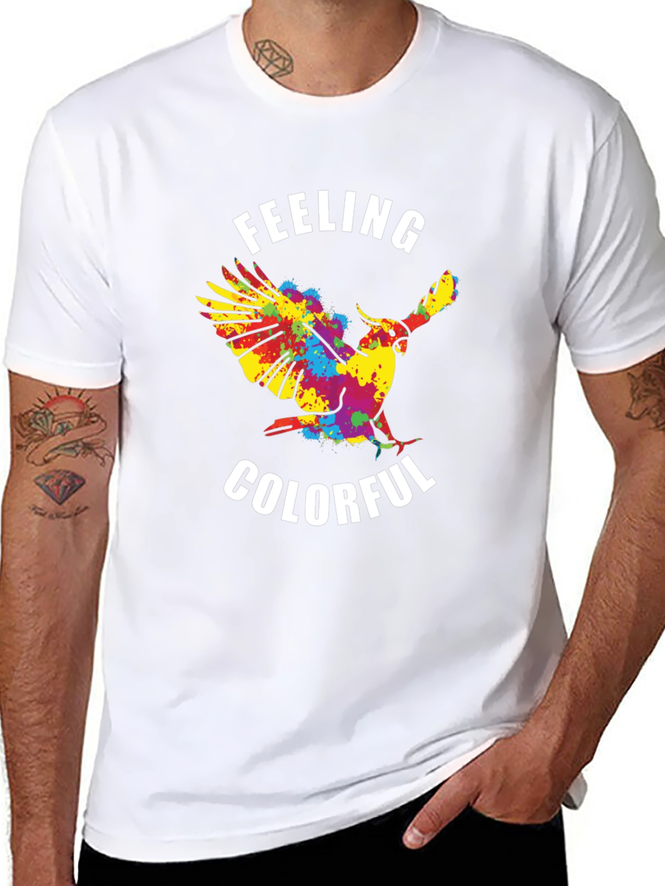 Feeling Colorful Parrot T-Shirt