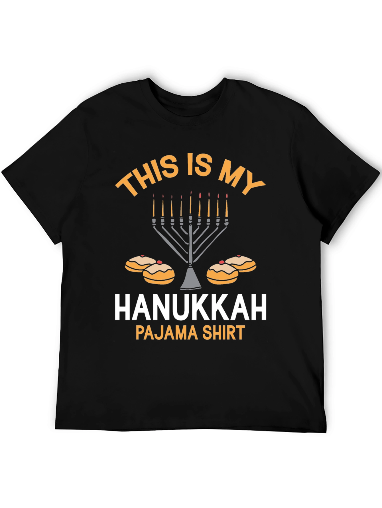 Hanukkah Pajama Shirt - Novelty Holiday Tee