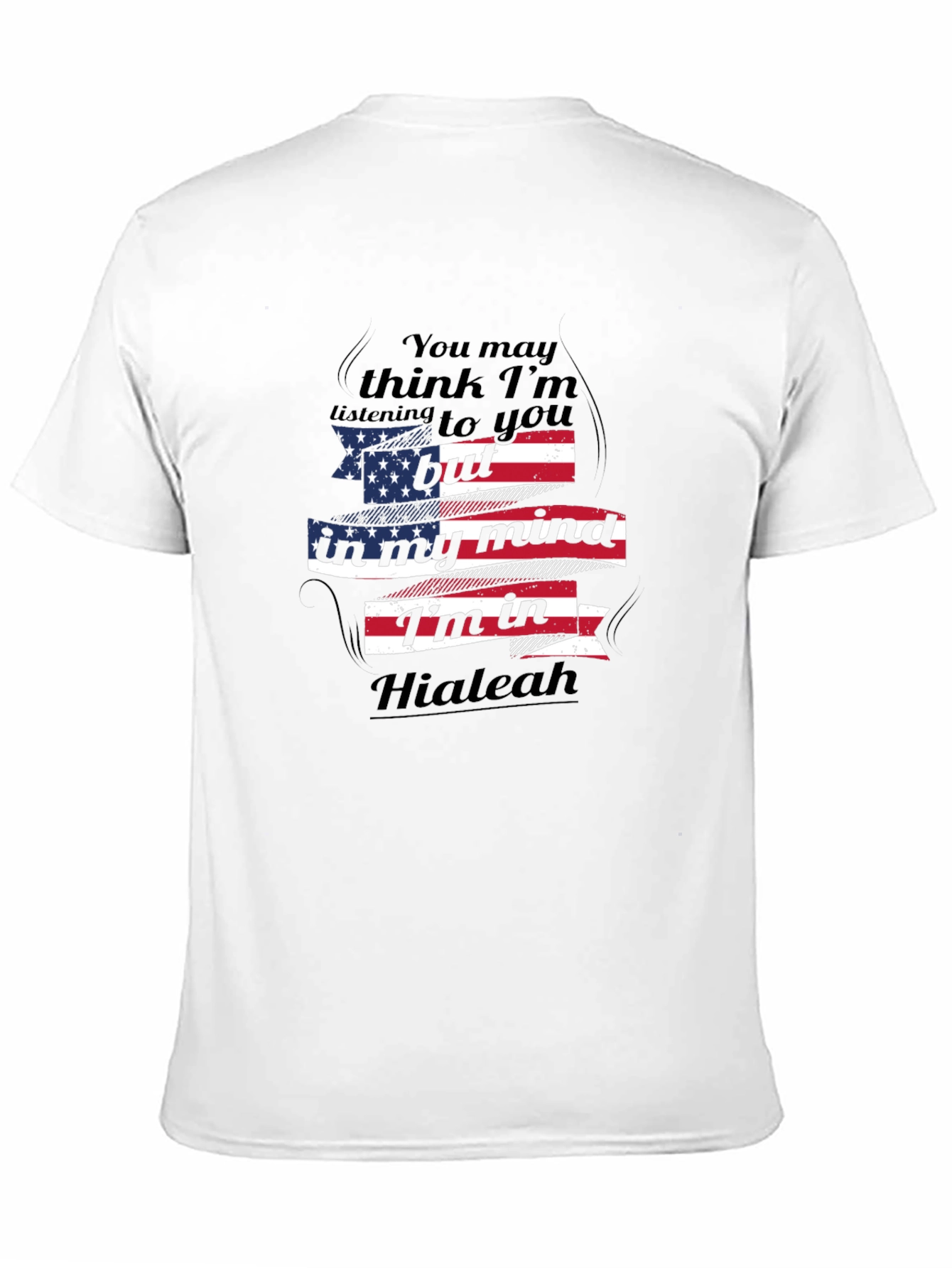 Hialeah Mind T-Shirt - American Flag Design