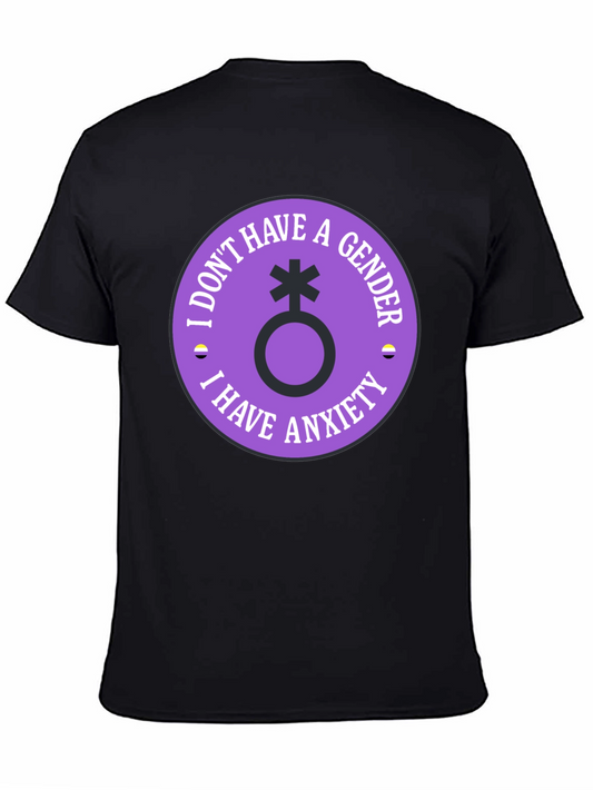 Nonbinary Anxiety T-Shirt - Genderless Comfortable