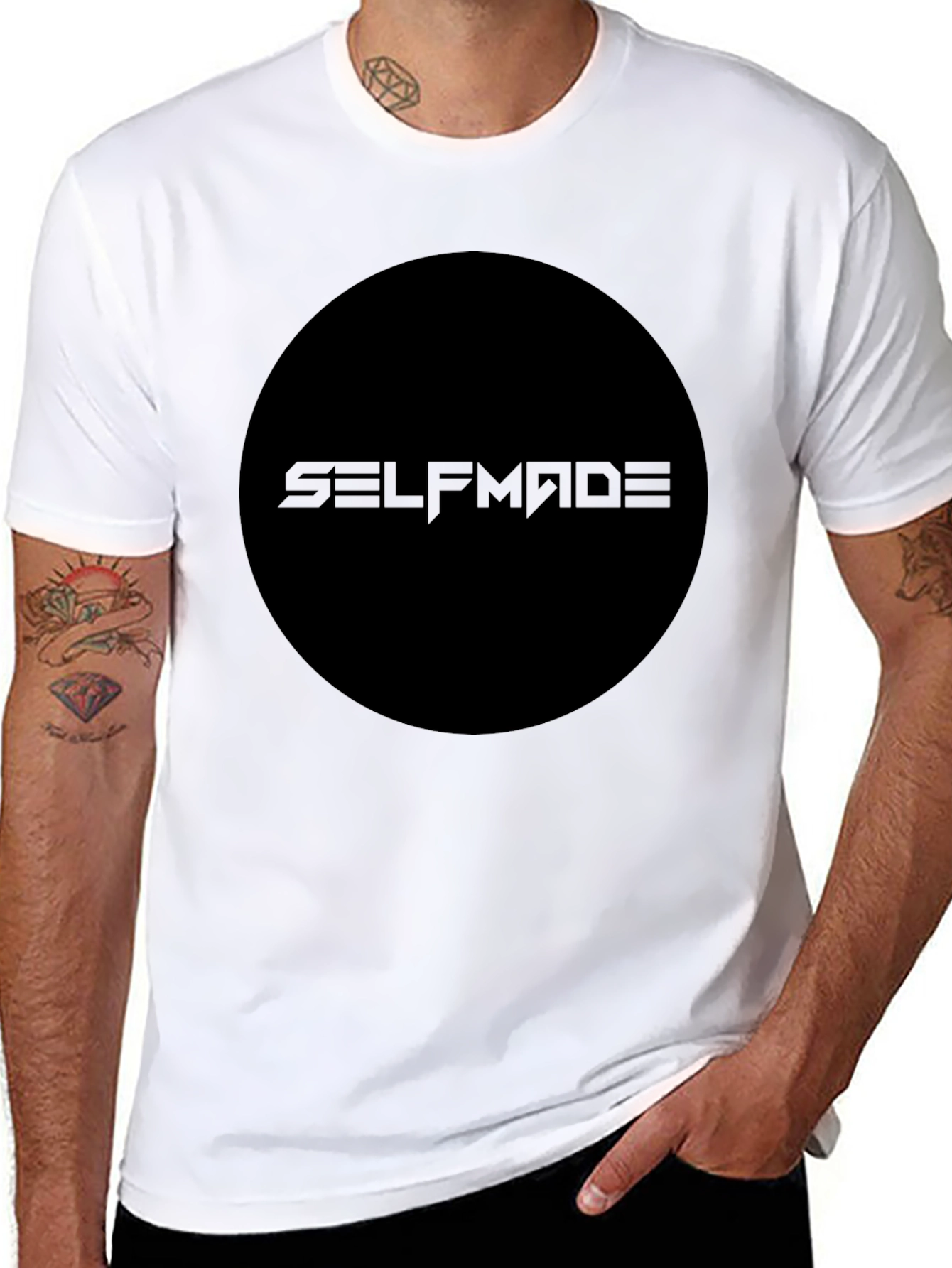 Selfmade Black T-Shirt - Statement Fashion