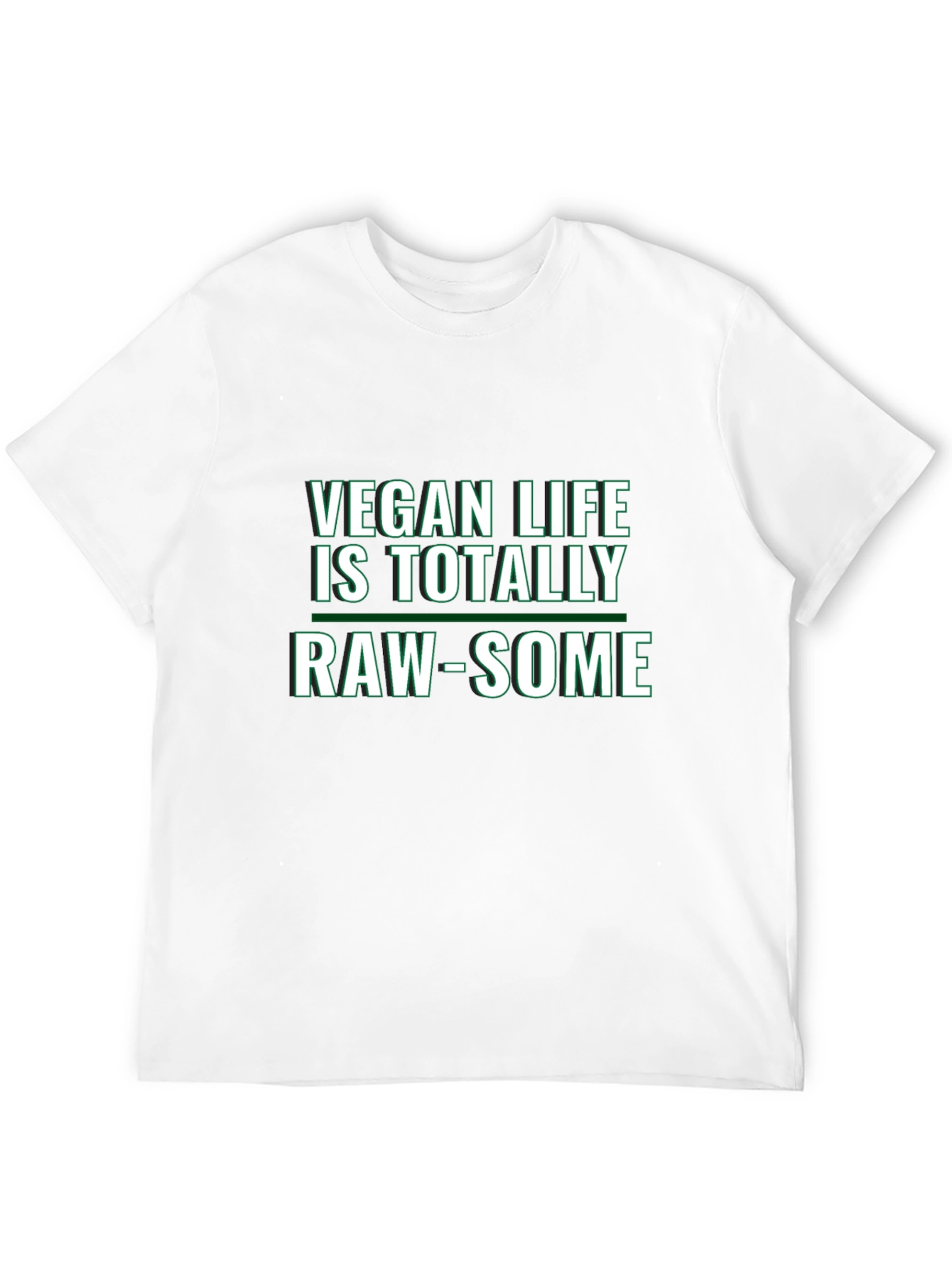 Vegan Life Raw-Some Graphic Tee