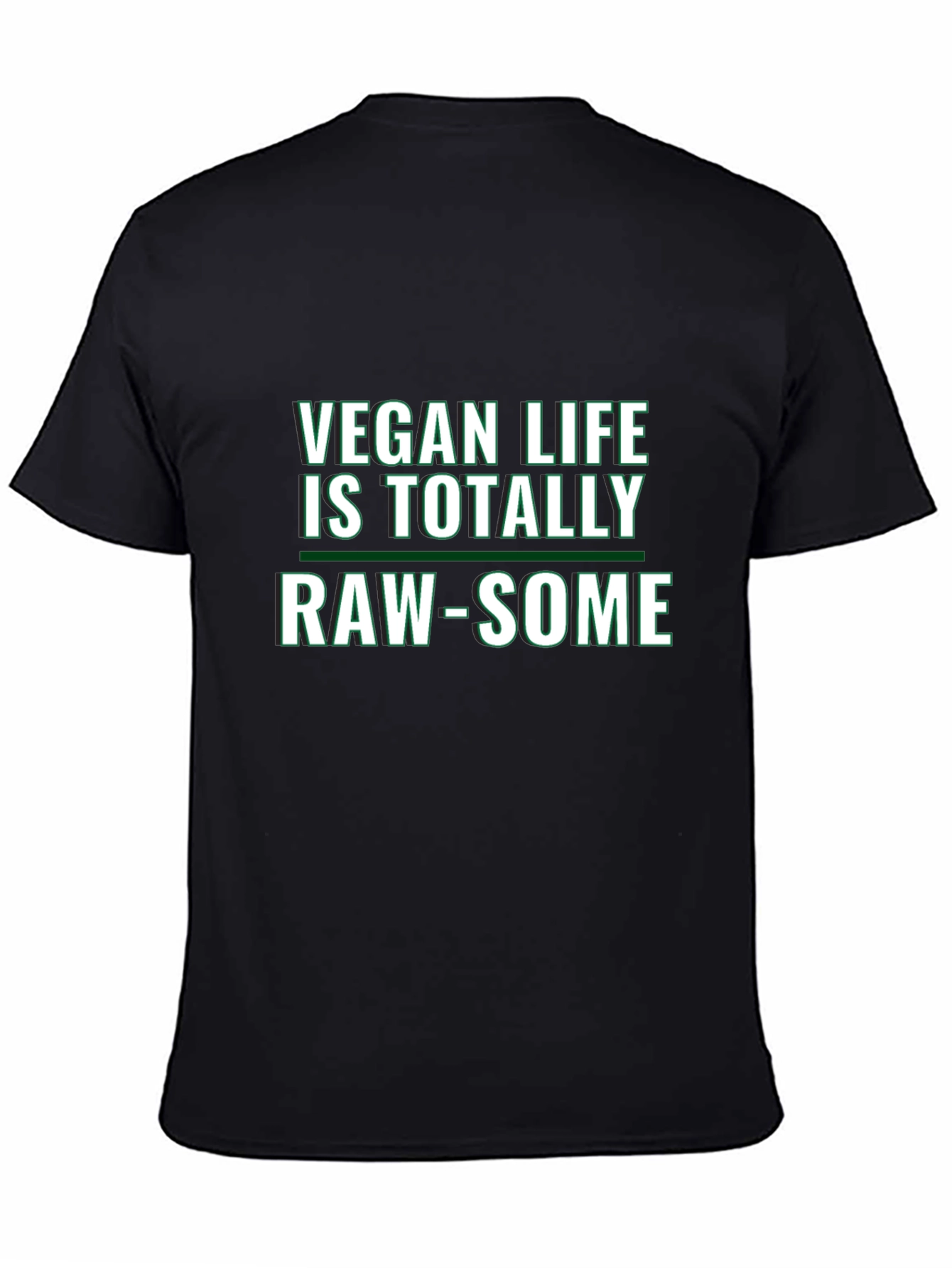 Vegan Life Raw-Some Graphic Tee